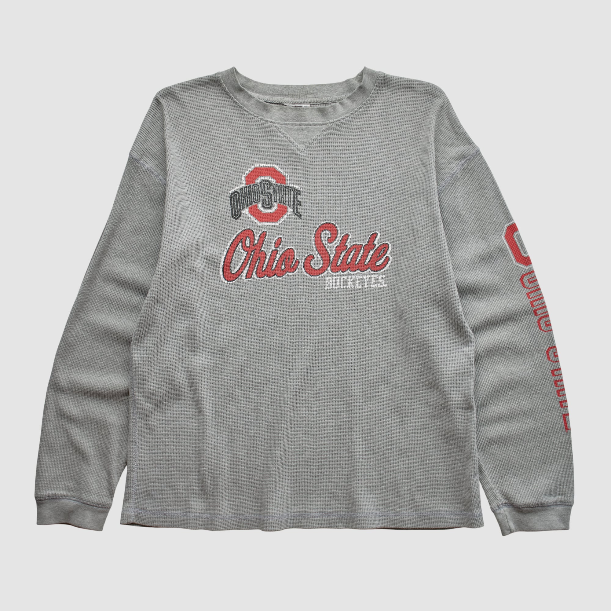 Ohio State Buckeyes 2000s Long Sleeve Top - Gray - M