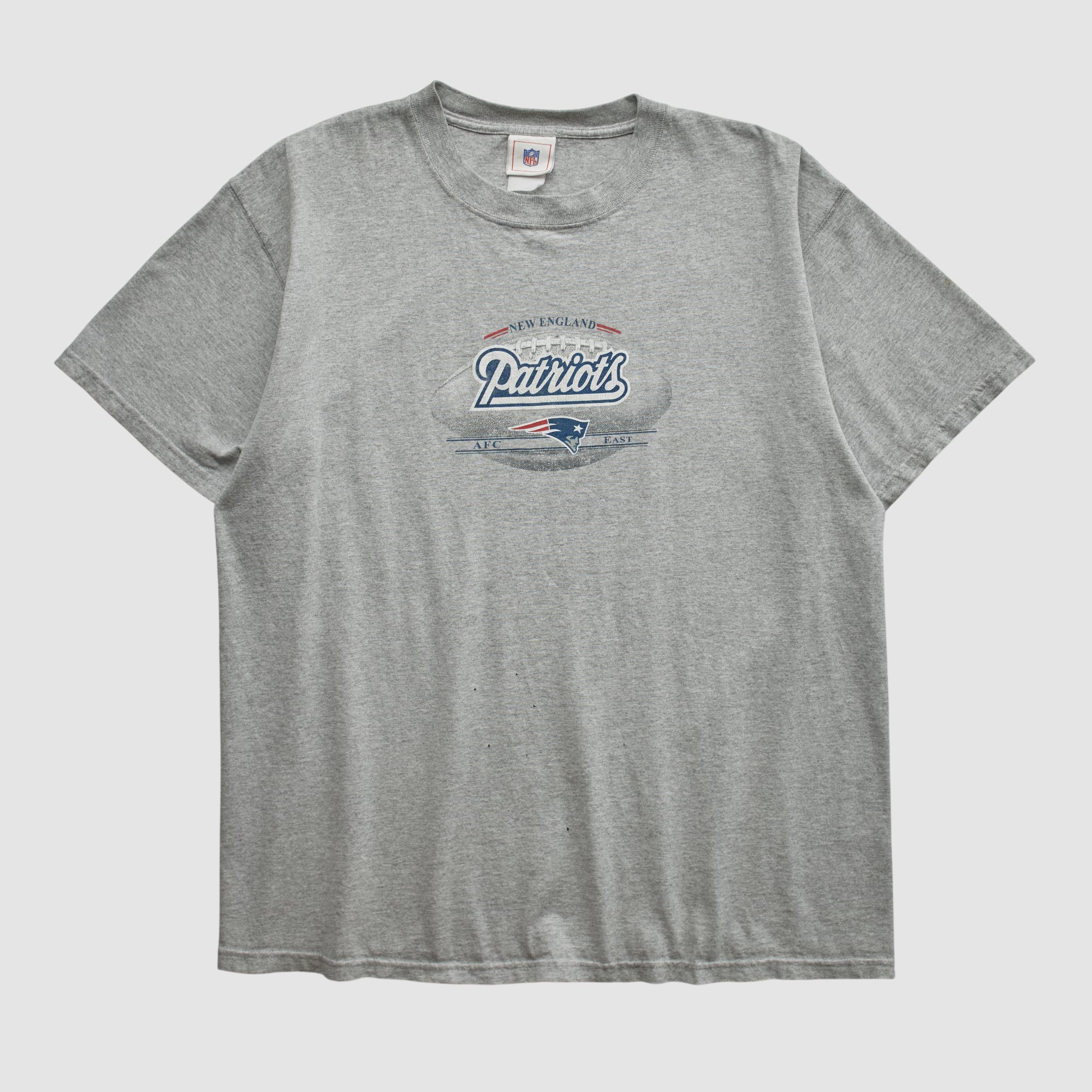 New England Patriots NFL 2000s T-shirt - Heather Gray - M