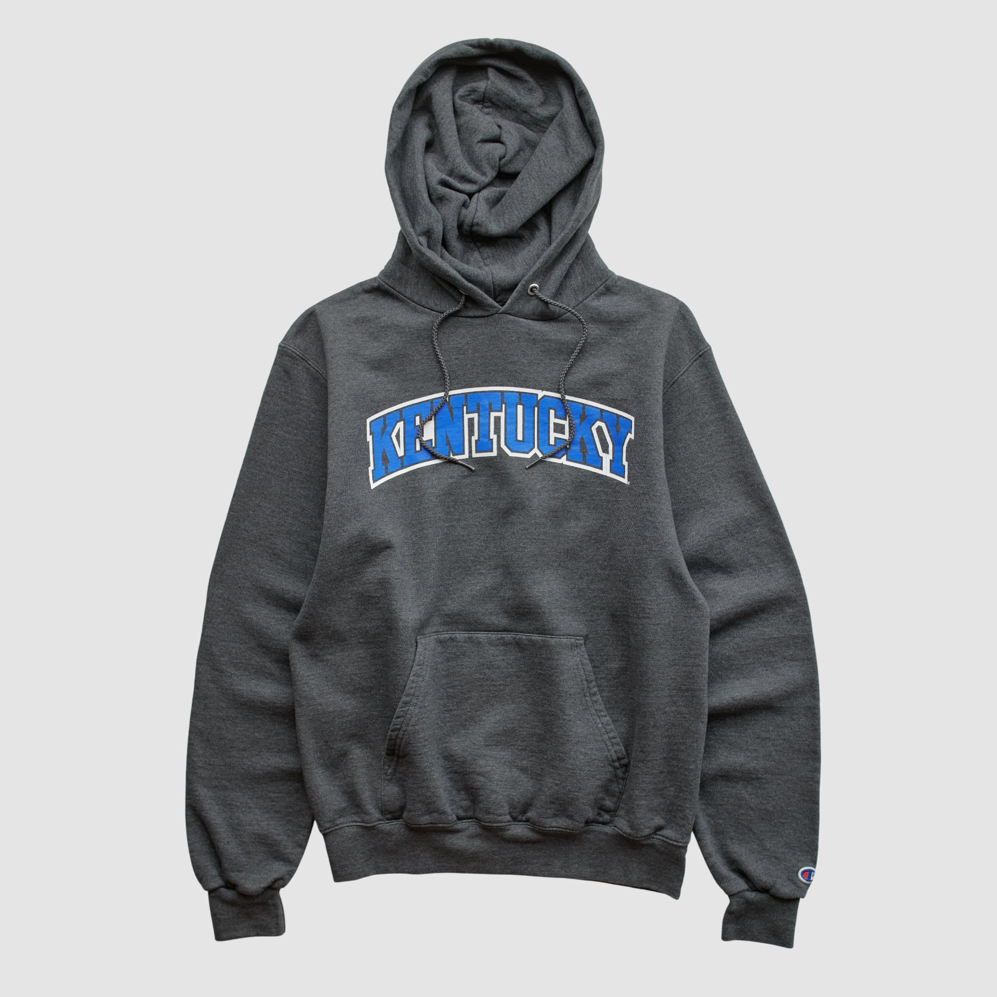 Kentucky Wildcats 2010s Hooded Pullover Sweatshirt - Dark Heather Gray - Yth L