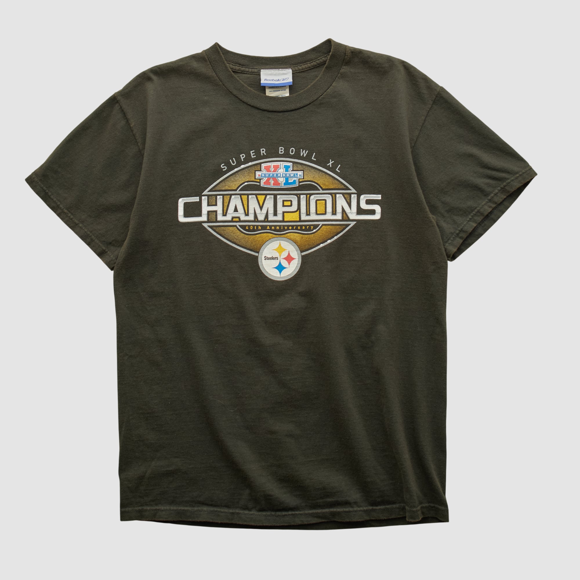 Pittsburgh Steelers Reebok 2006 T-shirt - Charcoal - S