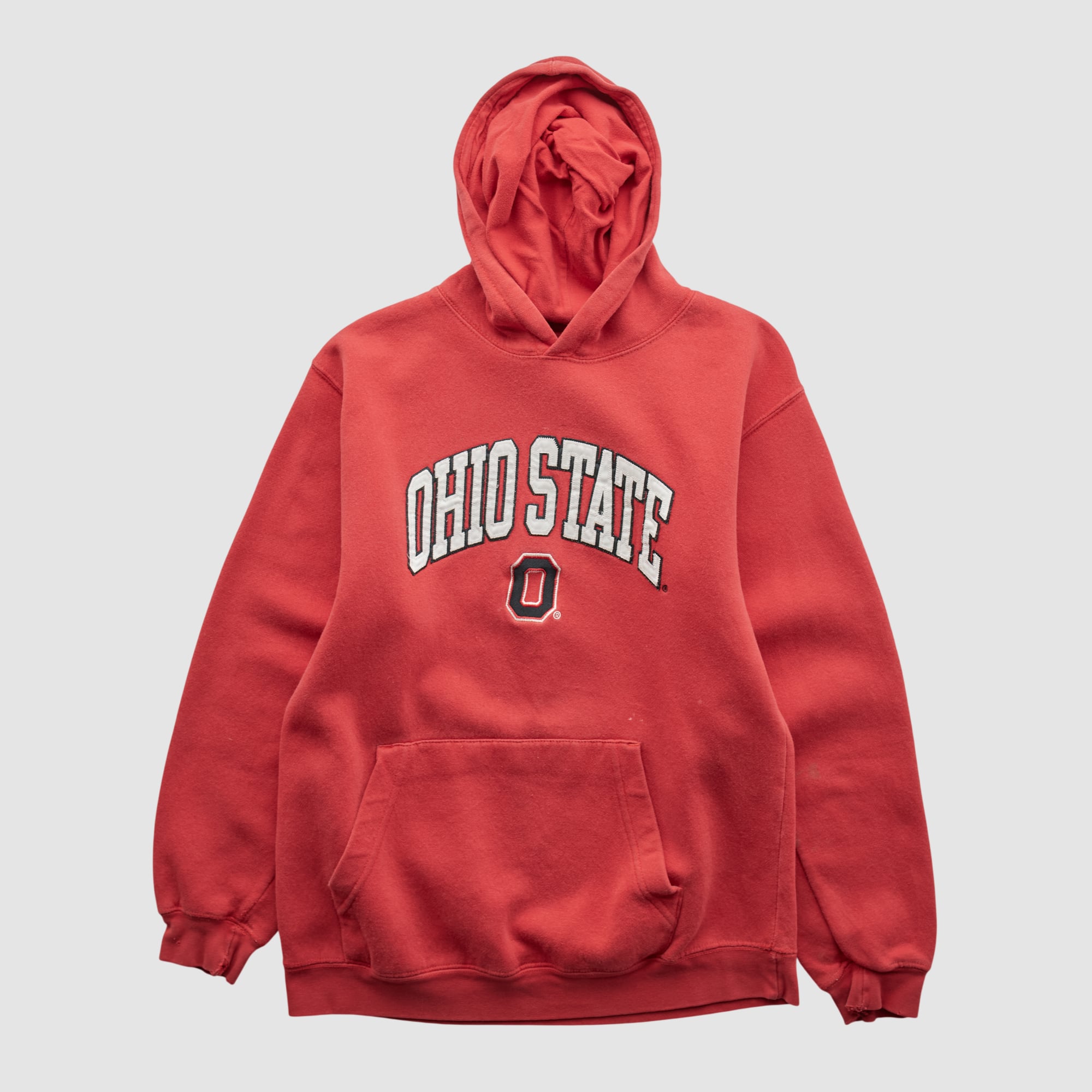 Ohio State Buckeyes Adidas 2010s Hooded Pullover Sweatshirt - Red - XS