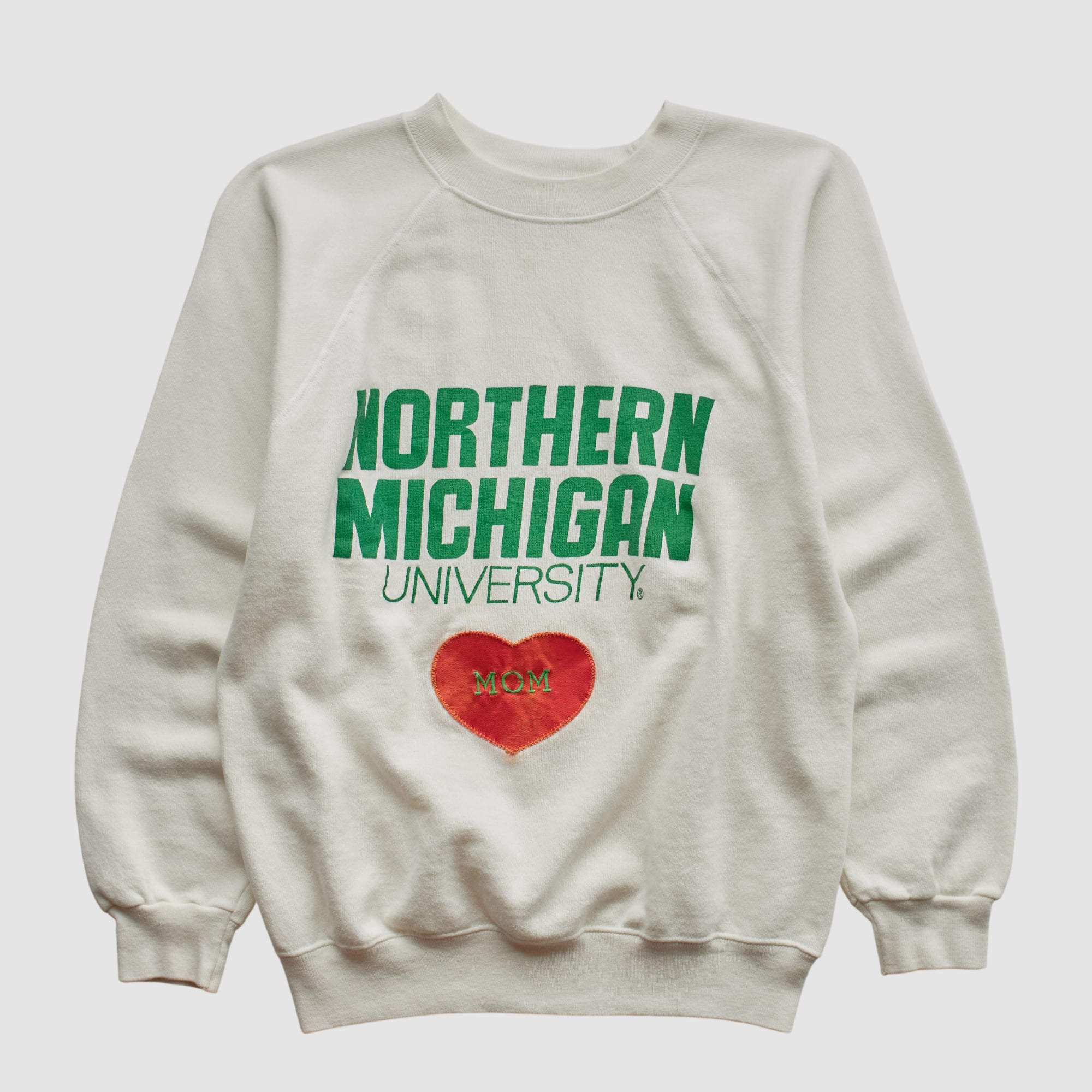 Northern Michigan Wildcats Hanes 80s Pullover Sweatshirt - White - XXS