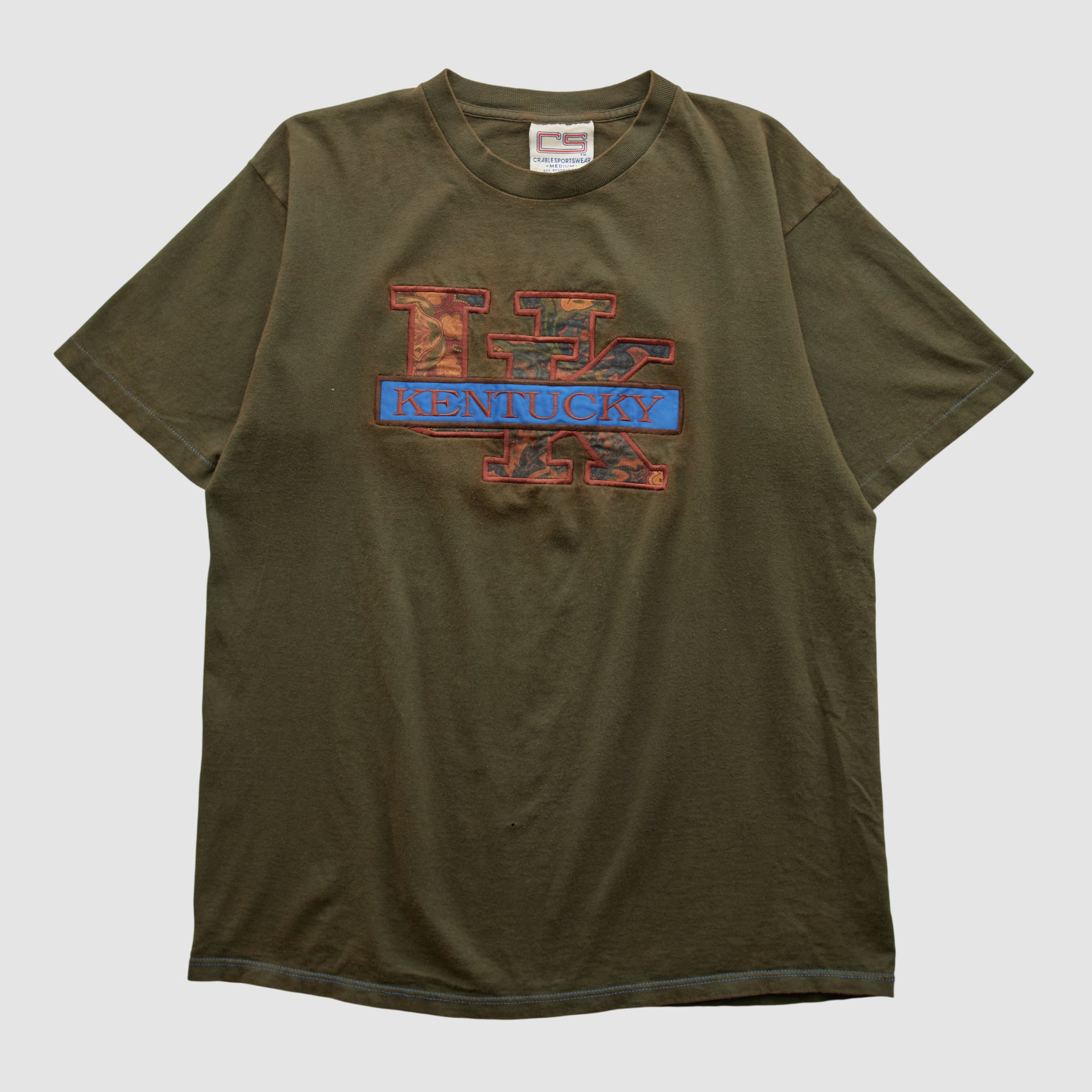 Kentucky Wildcats CRABLE SPORTSWEAR 90s T-shirt - Olive - M