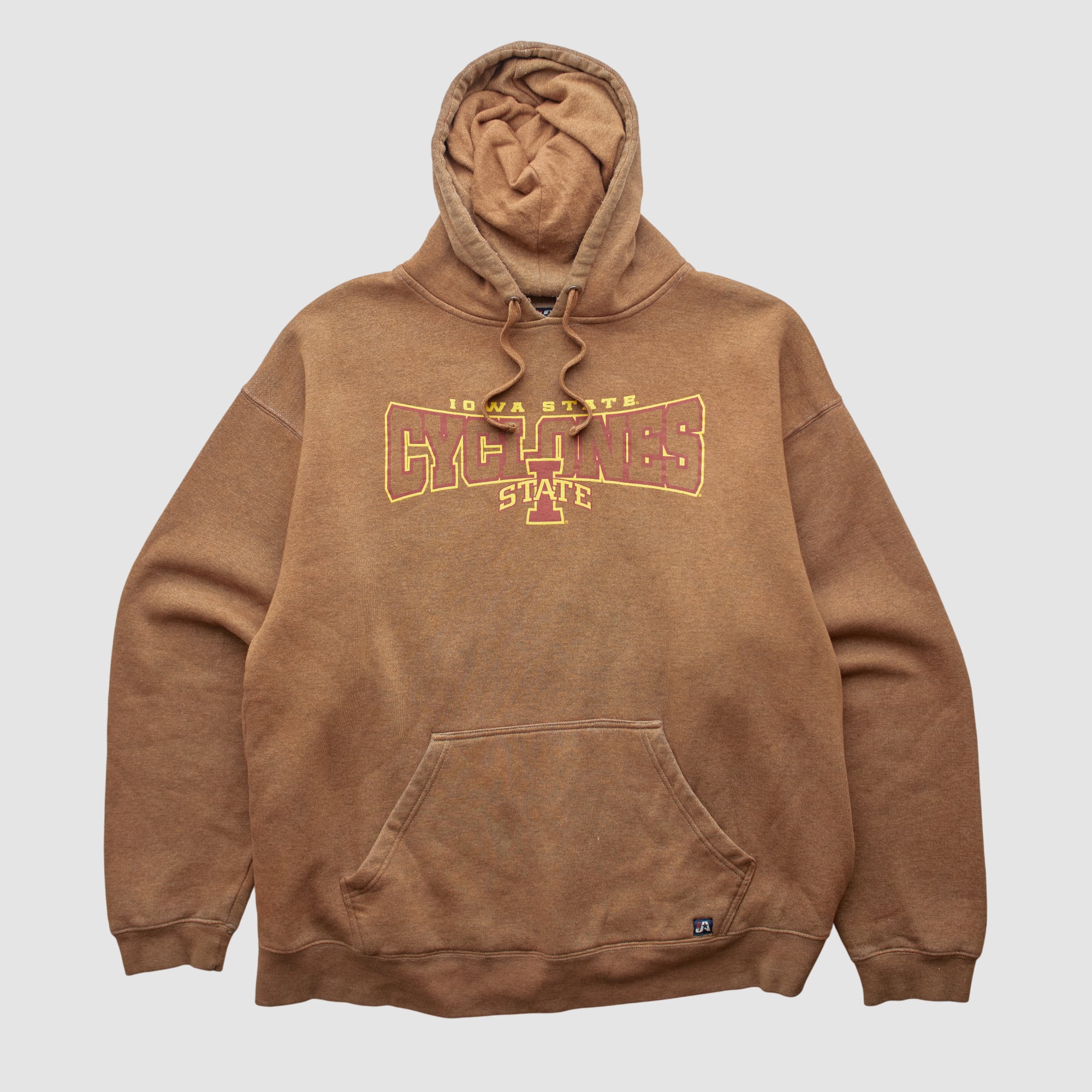 Iowa State Cyclones J America Sportswear 2010s Hooded Pullover Sweatshirt - Clay - XL