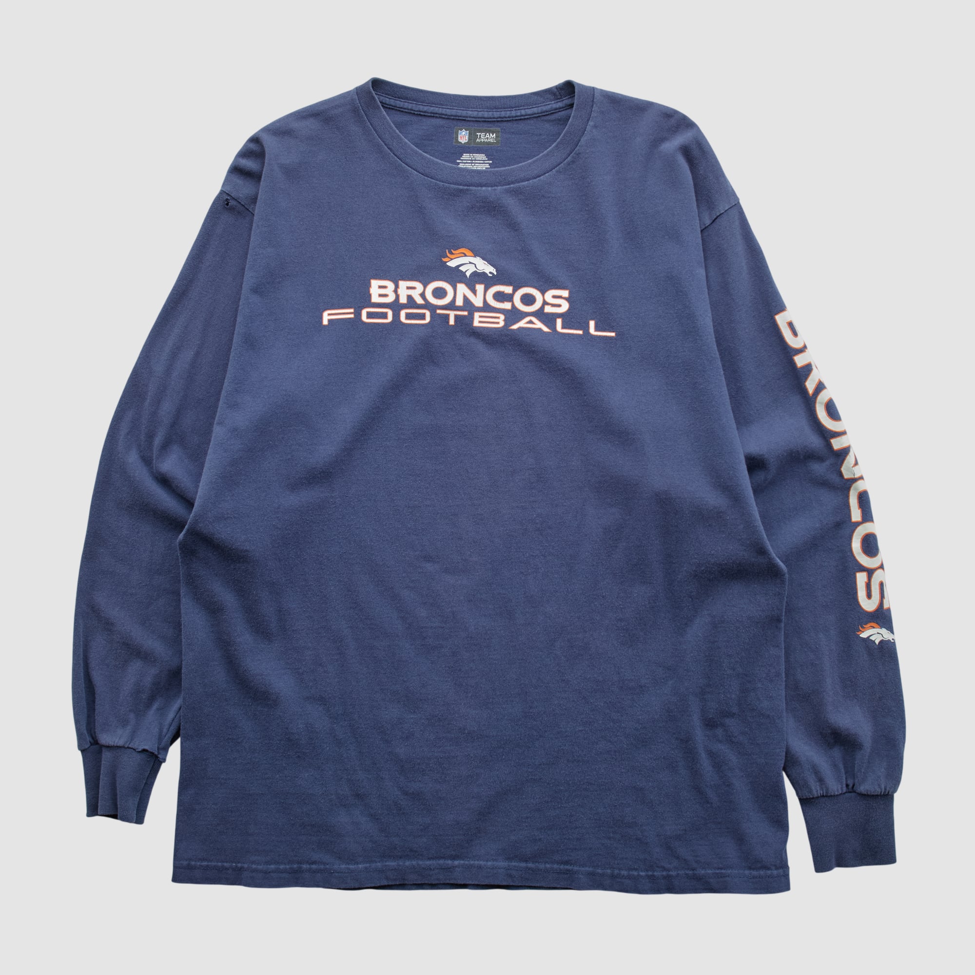 Denver Broncos NFL 2010s Long Sleeve T-shirt - Navy - M