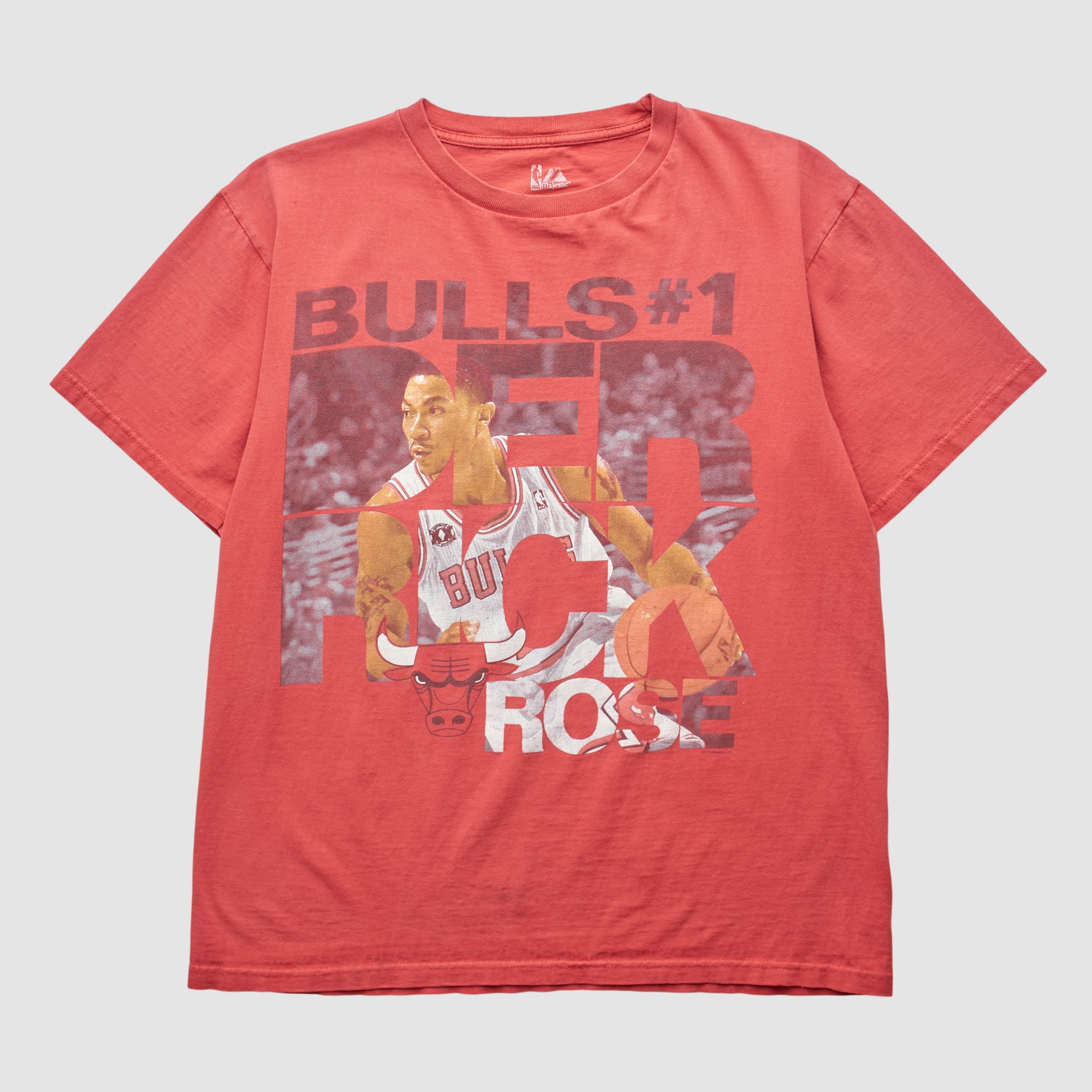 Chicago Bulls Majestic 2000s T-shirt - Red - S