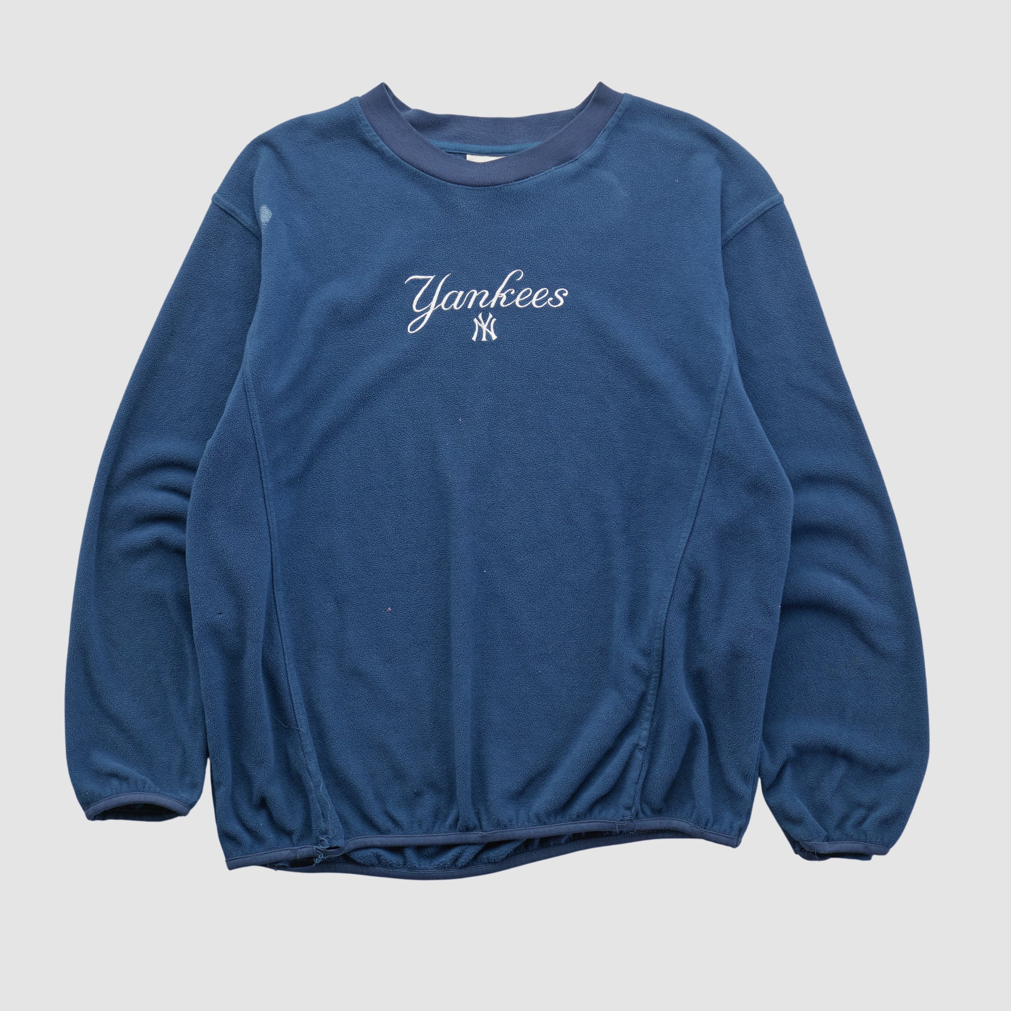 New York Yankees Lee Apparel 2000s Pullover Sweatshirt - Navy - XS
