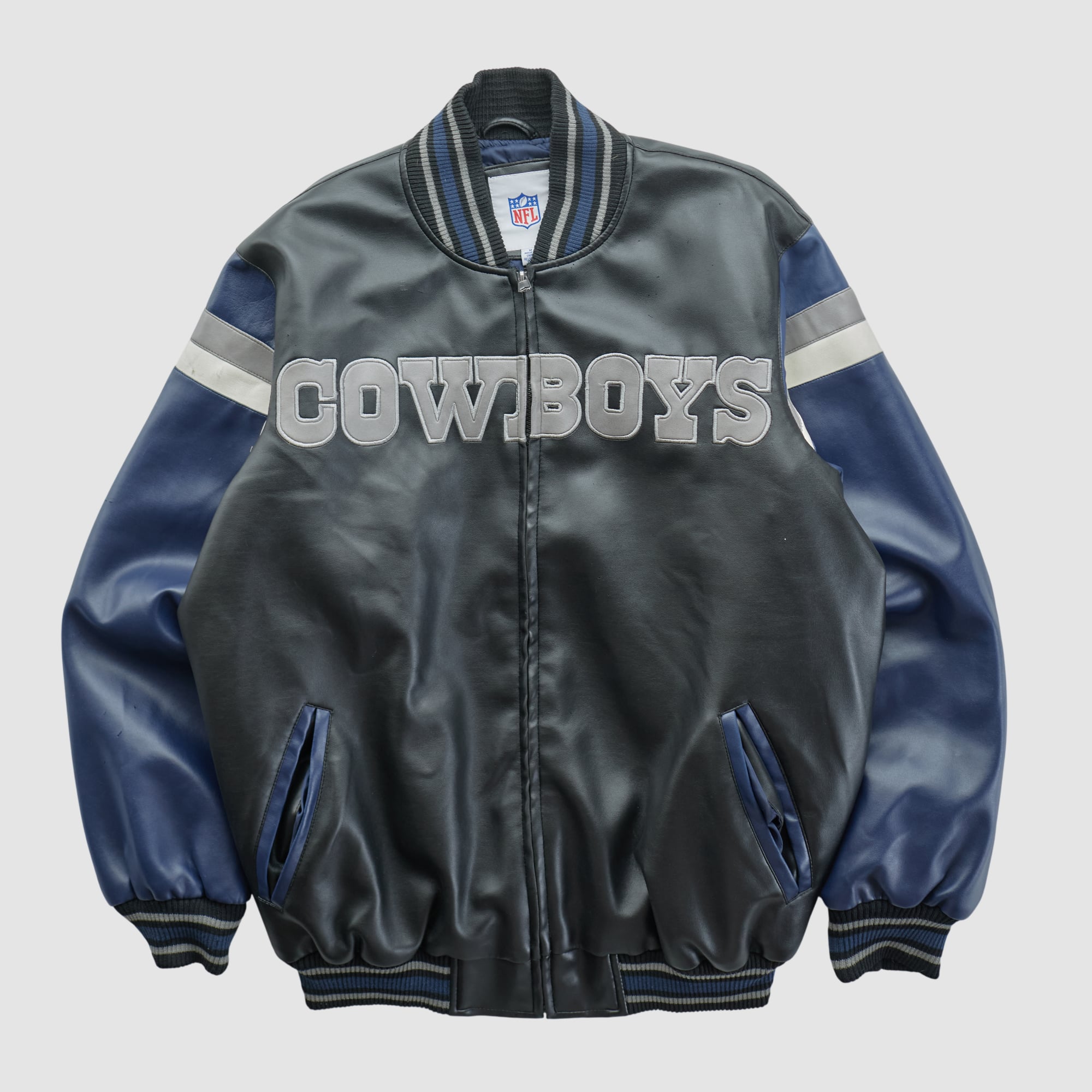 Dallas Cowboys NFL 2000s Full Zip Jacket - Black - S