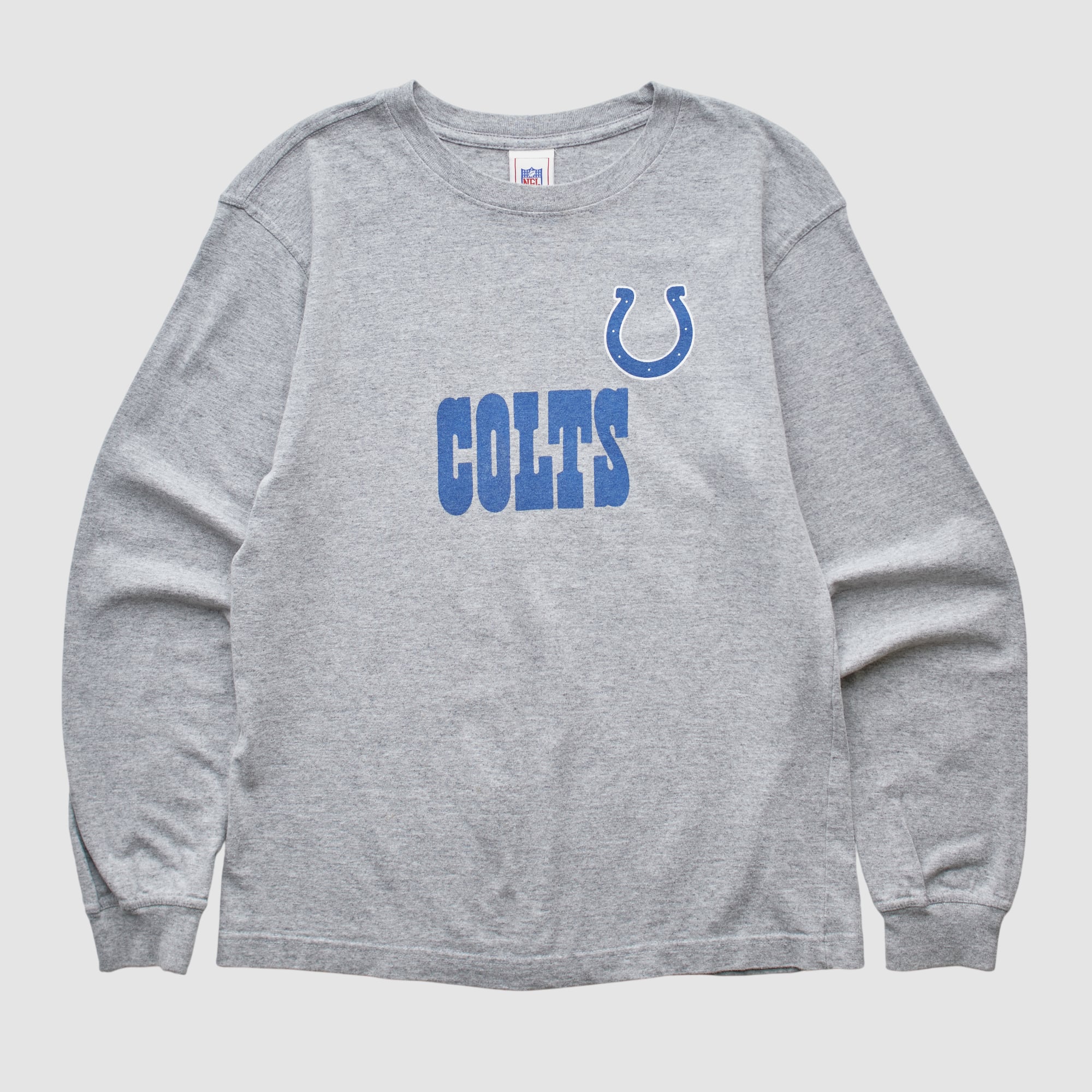 Indianapolis Colts NFL 2000s Long Sleeve T-shirt - Heather Gray - S