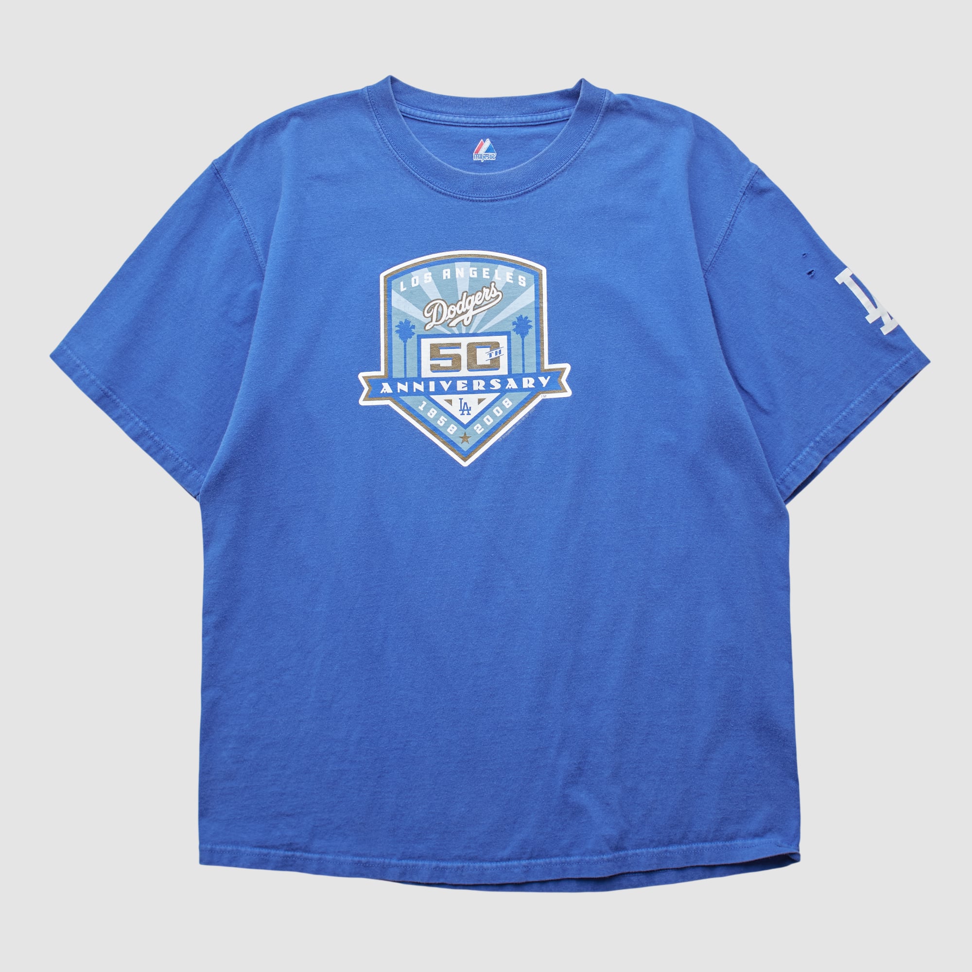 Los Angeles Dodgers Majestic 2008 T-shirt - Blue - L