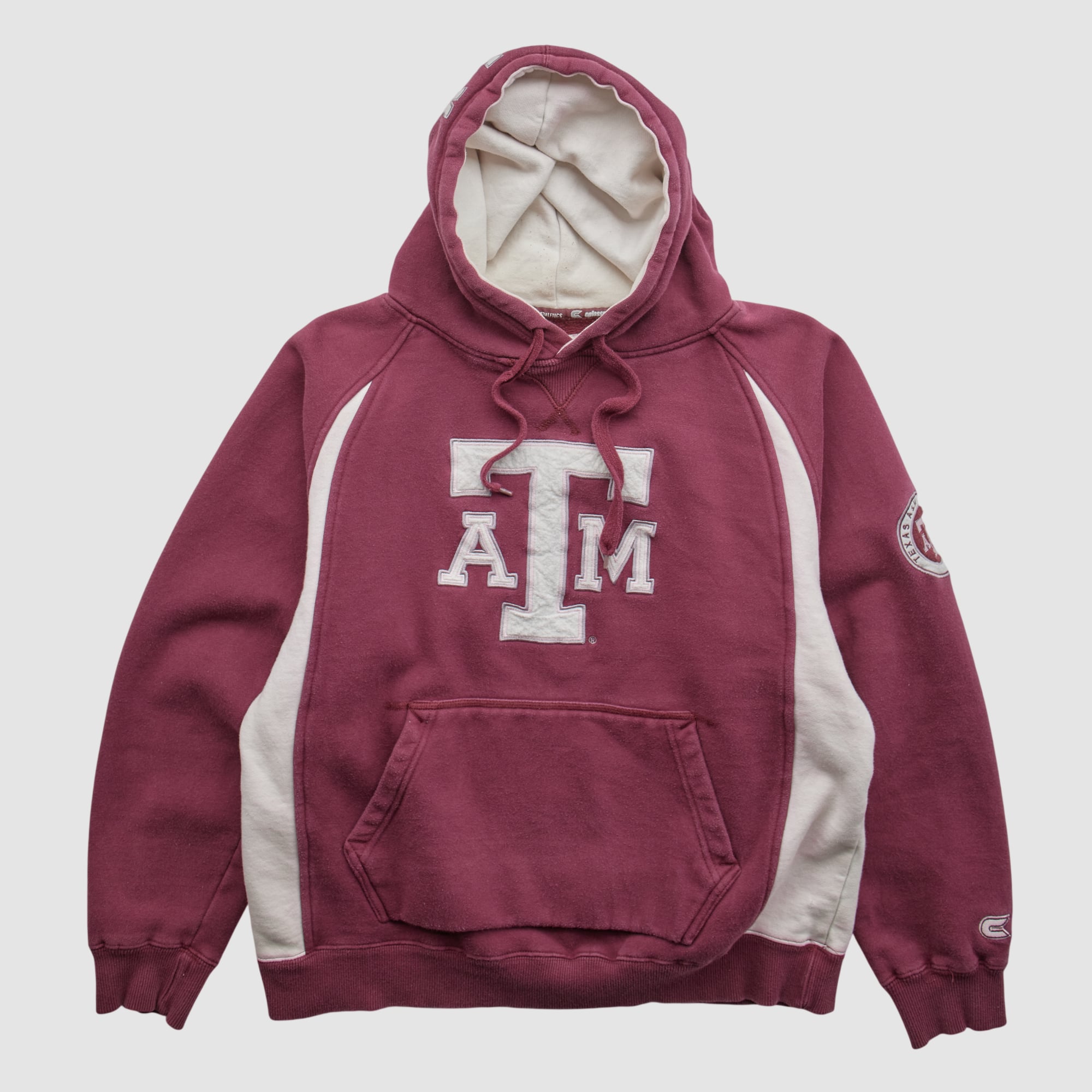Texas A&M Aggies Colosseum 2000s Hooded Pullover Sweatshirt - Maroon - S