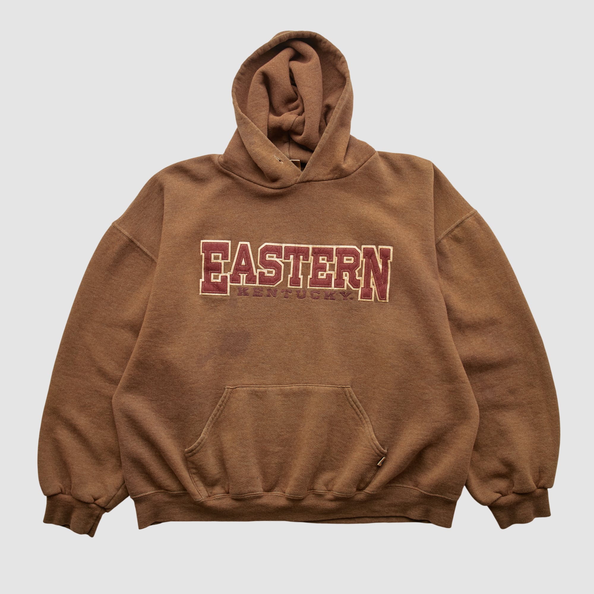 Eastern Kentucky Colonels Russell 2000s Hooded Pullover Sweatshirt - Clay - L