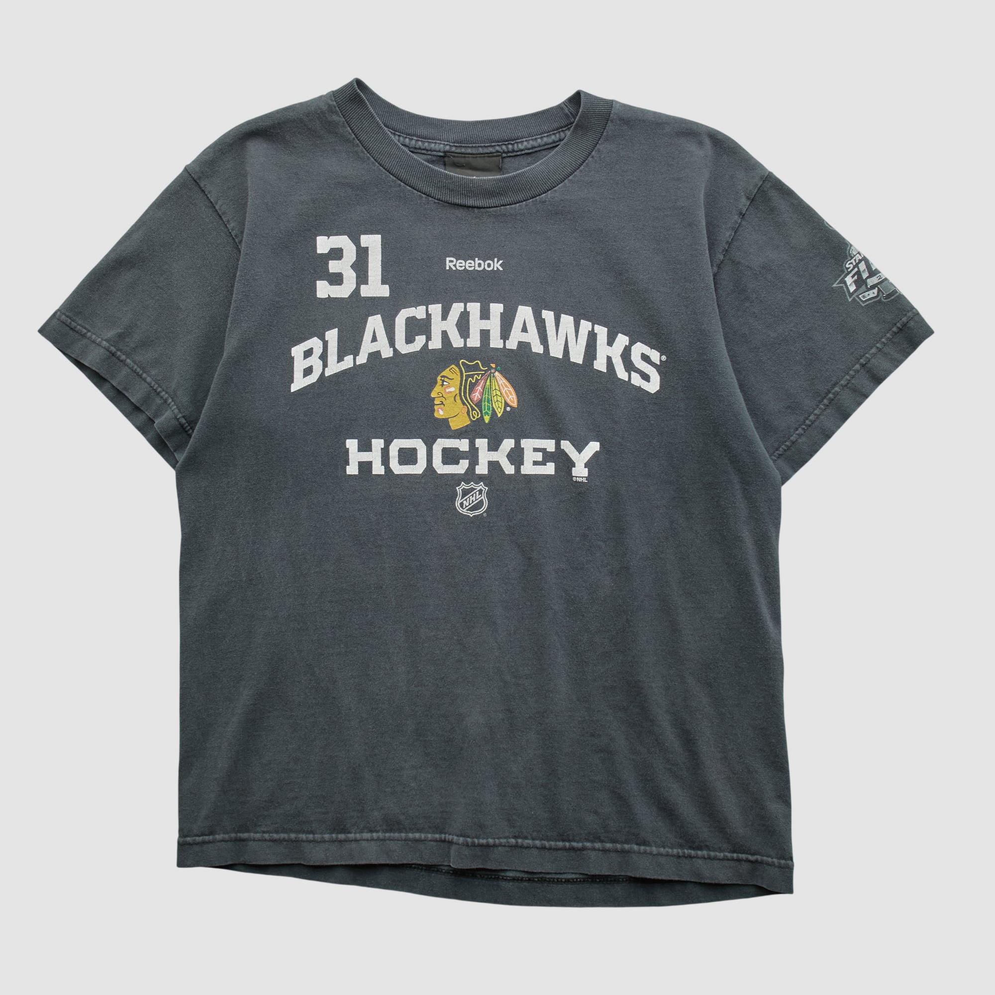 Chicago Blackhawks Reebok 2000s T-shirt - Charcoal - XS