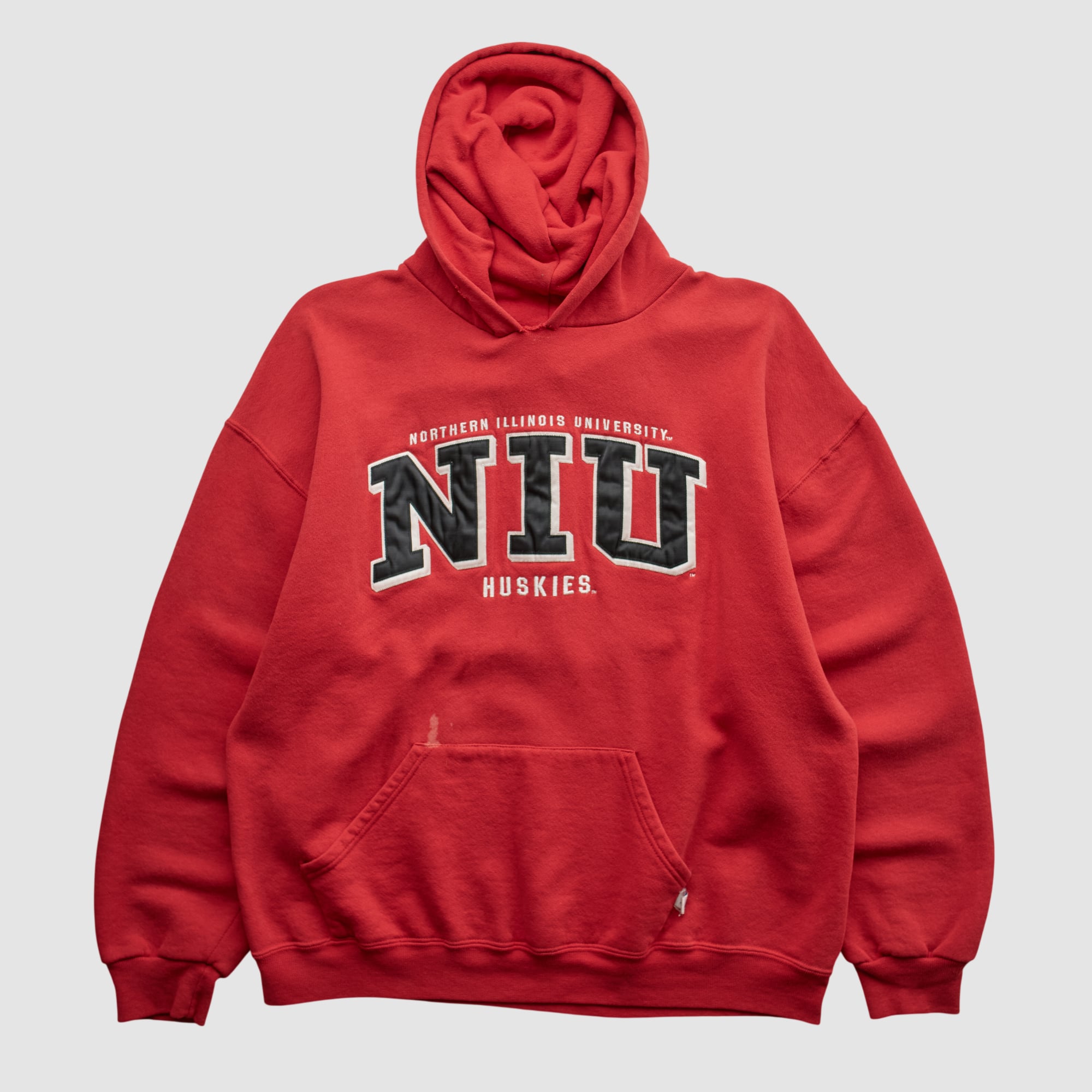 Northern Illinois Huskies Russell 2000s Hooded Pullover Sweatshirt - Red - M
