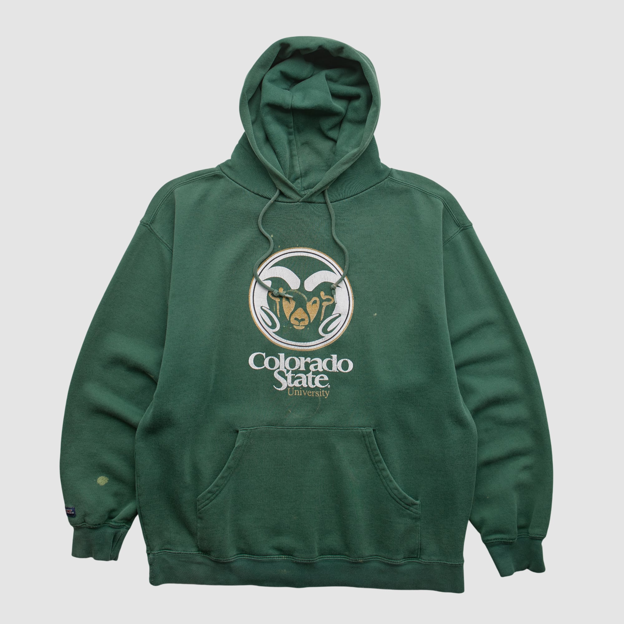 Colorado State Rams Jansport 2000s Hooded Pullover Sweatshirt - Green - S