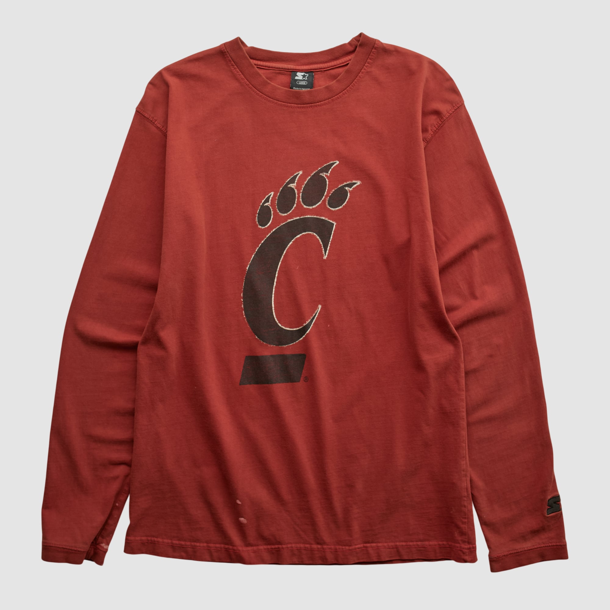 Cincinnati Bearcats Starter 2000s Long Sleeve T-shirt - Maroon - M