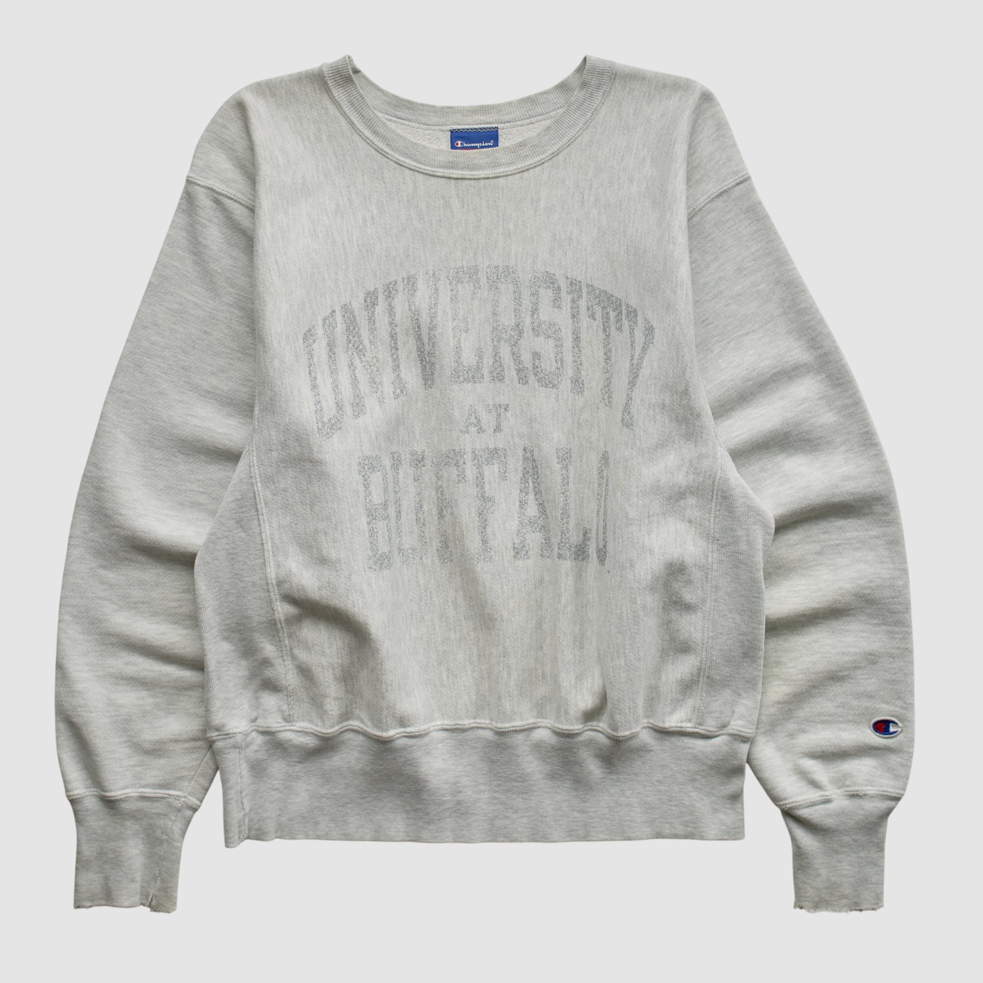 Buffalo Bulls Champion 2000s Sweatshirt - Heather Gray - XS