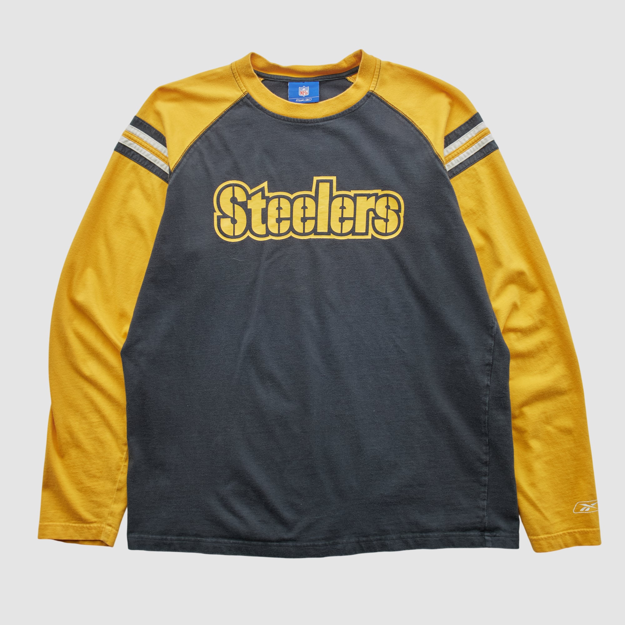 Pittsburgh Steelers Reebok 2000s Long Sleeve T-shirt - Black - M
