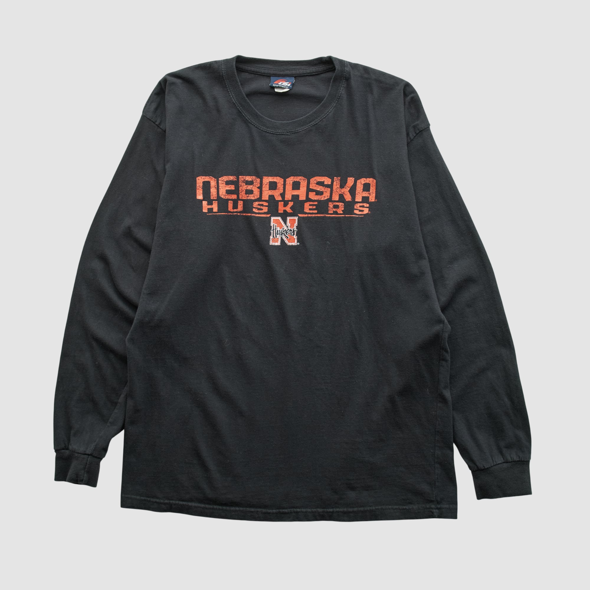 Nebraska Huskers TSI Sportswear 2000s Long Sleeve T-shirt - Black - M