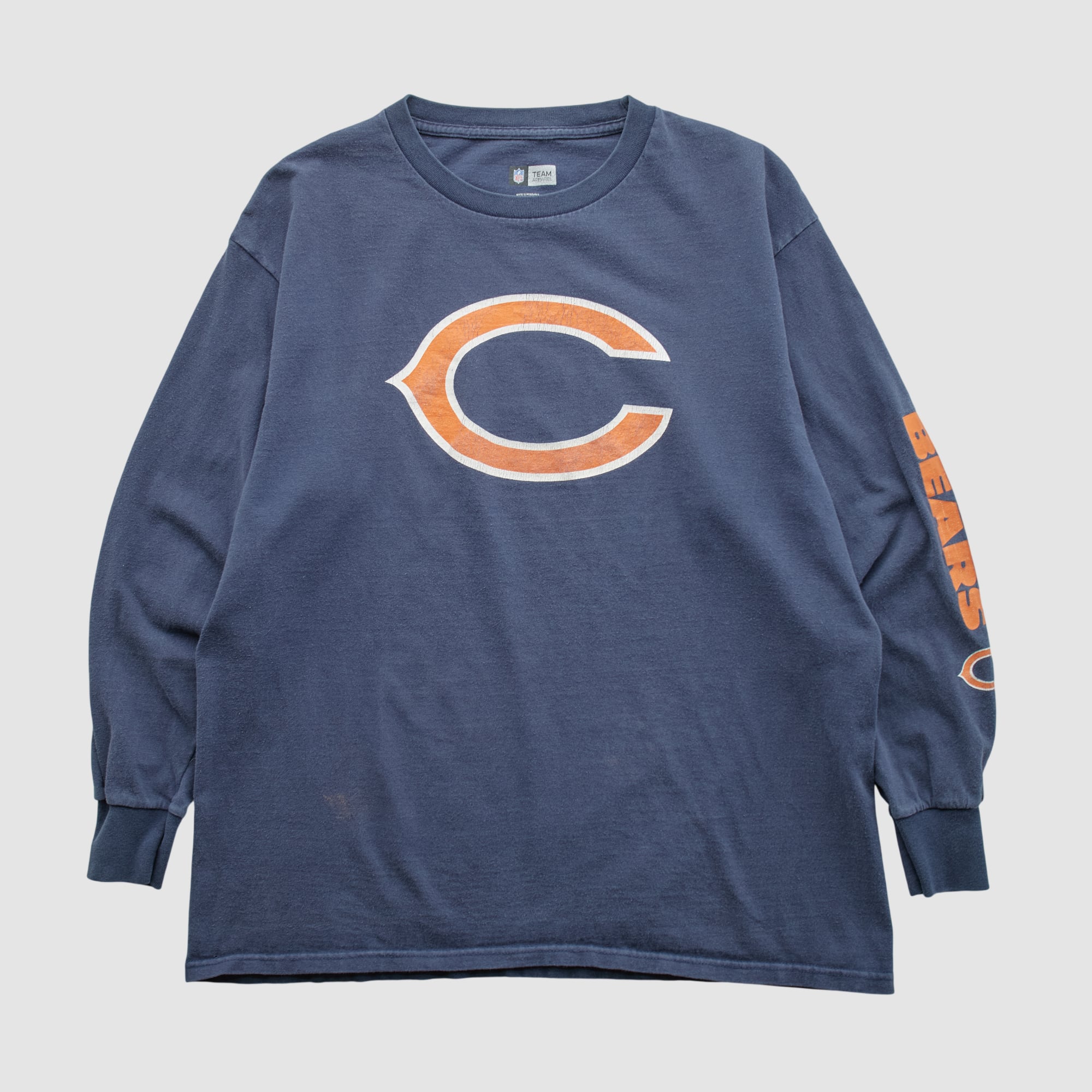 Chicago Bears NFL 2010s Long Sleeve T-shirt - Navy - M