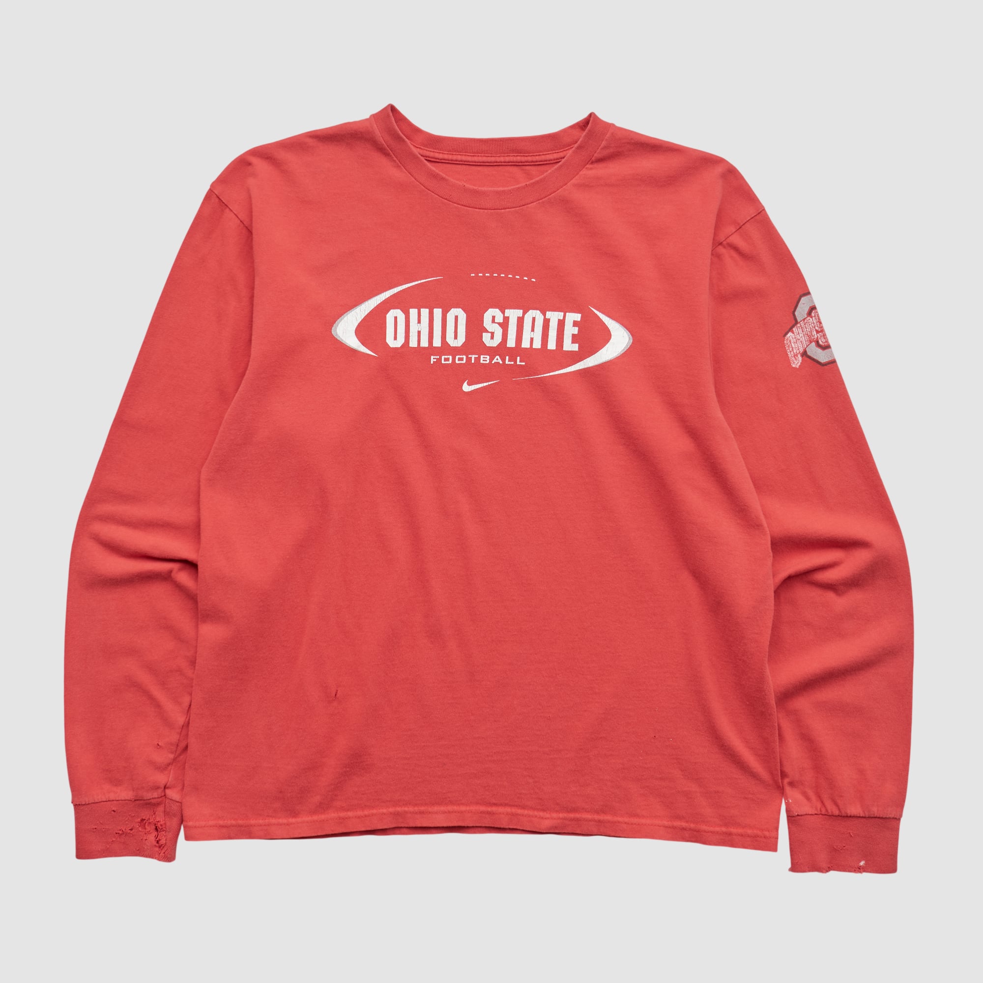 Ohio State Buckeyes 2000s Long Sleeve T-shirt - Red - S