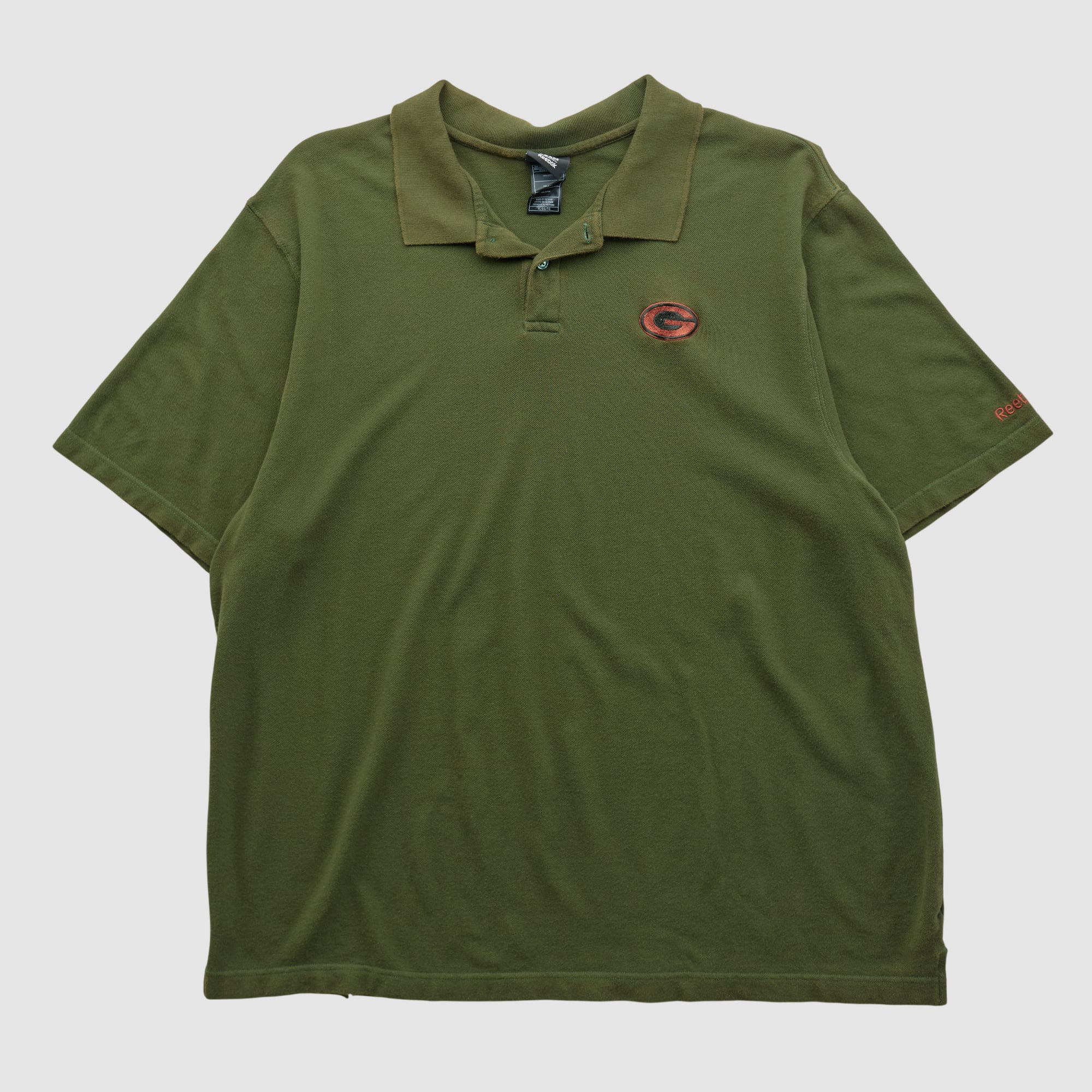 Green Bay Packers Reebok 2000s Polo - Green - 2XL