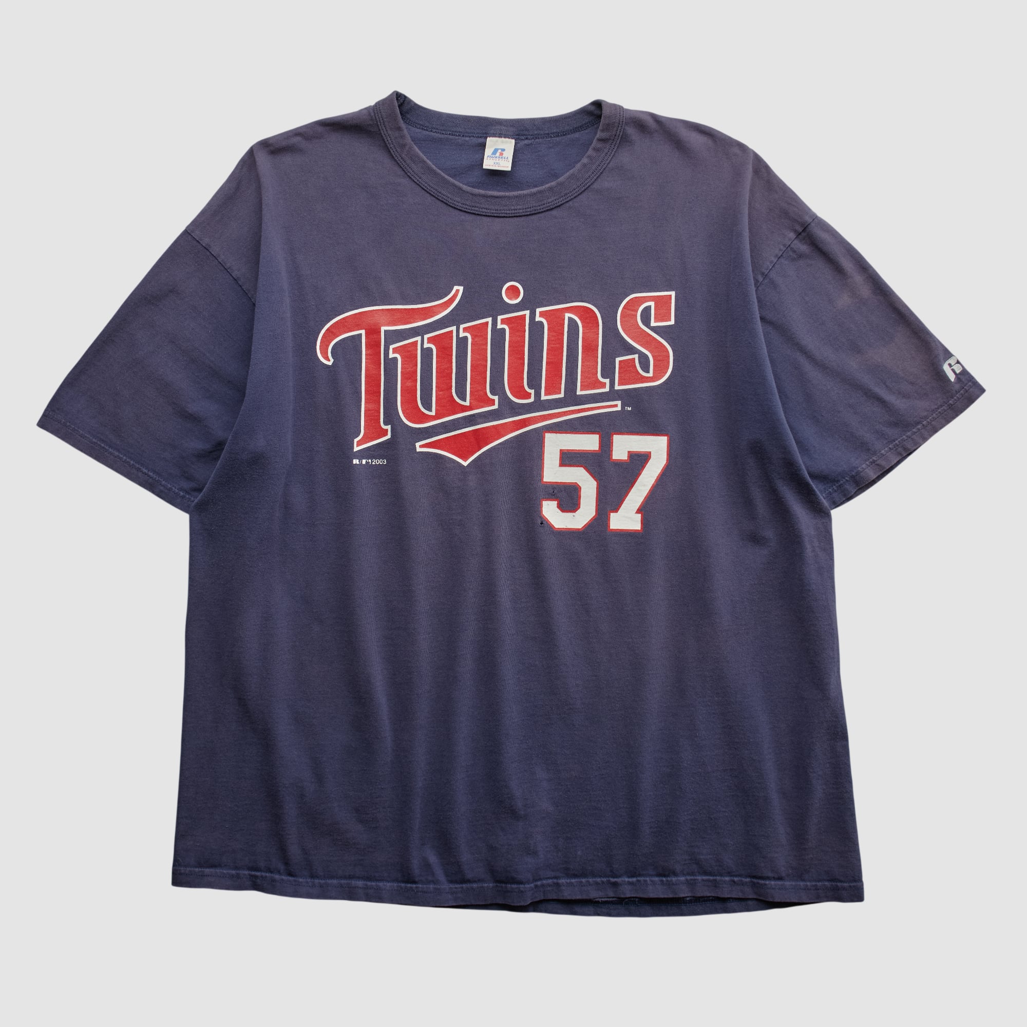 Minnesota Twins Russell 2003 T-shirt - Navy - 2XL