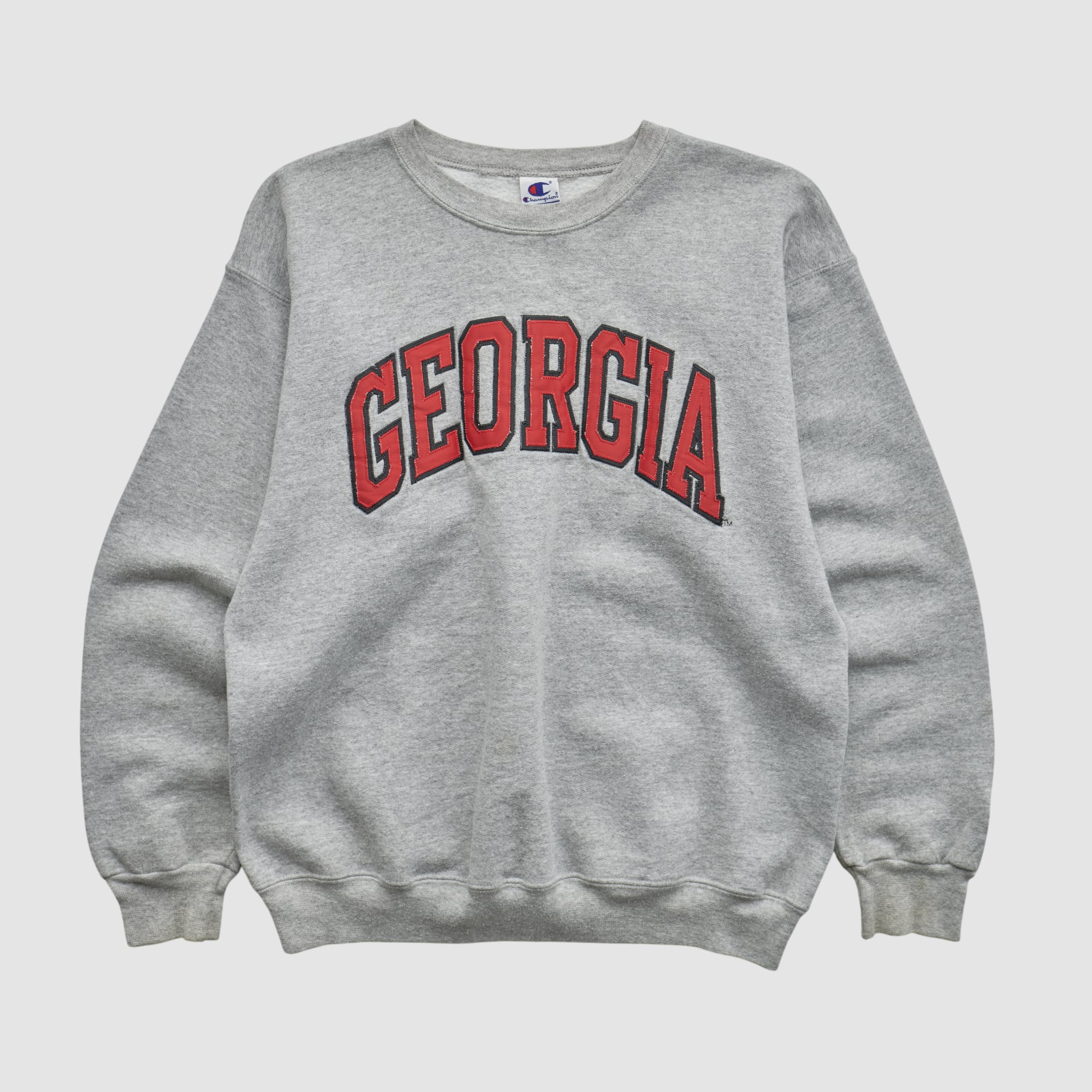 Georgia Bulldogs Champion 2000s Pullover Sweatshirt - Heather Gray - XS