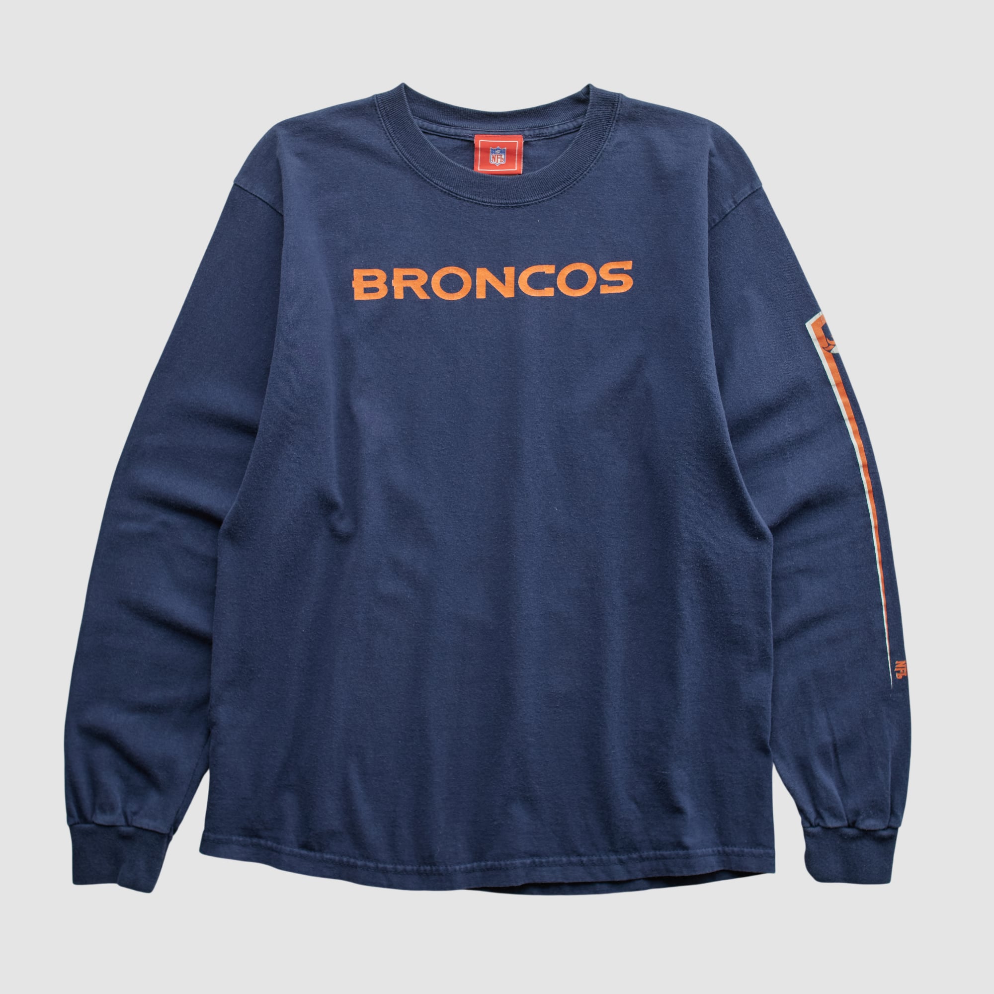 Denver Broncos NFL 2000s Long Sleeve T-shirt - Navy - S