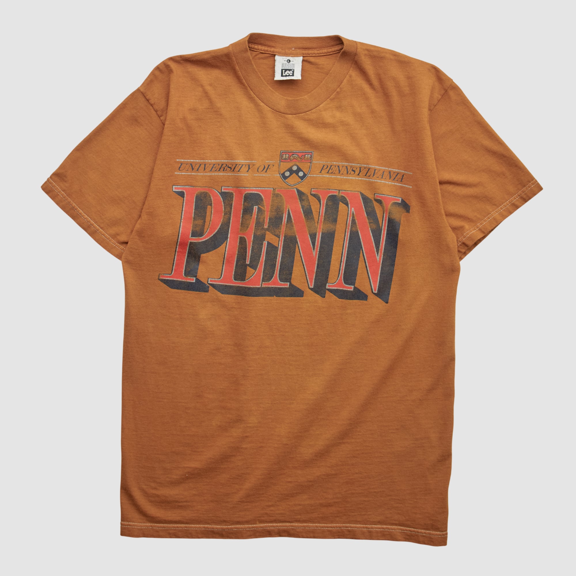 Pennsylvania Quakers Lee Apparel 90s T-shirt - Clay - M