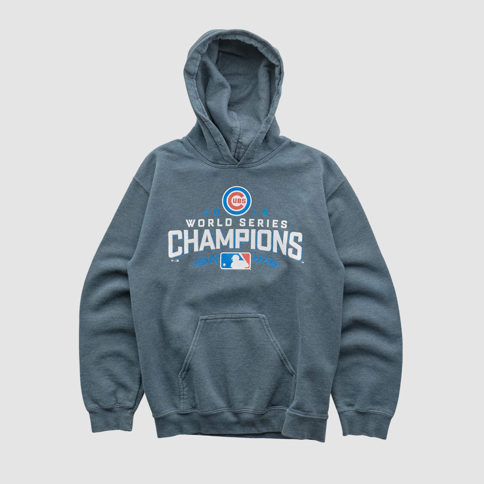 World Series Champions 2016 Hooded Pullover Sweatshirt - Dark Heather Gray - XS
