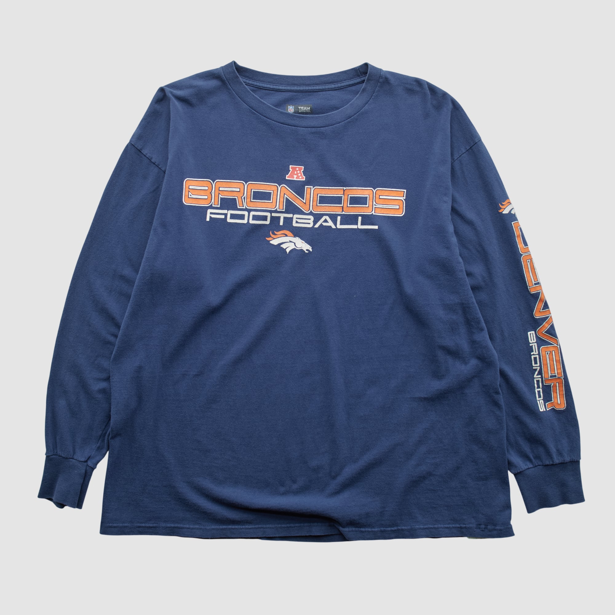 Denver Broncos NFL 2010s Long Sleeve T-shirt - Navy - XL