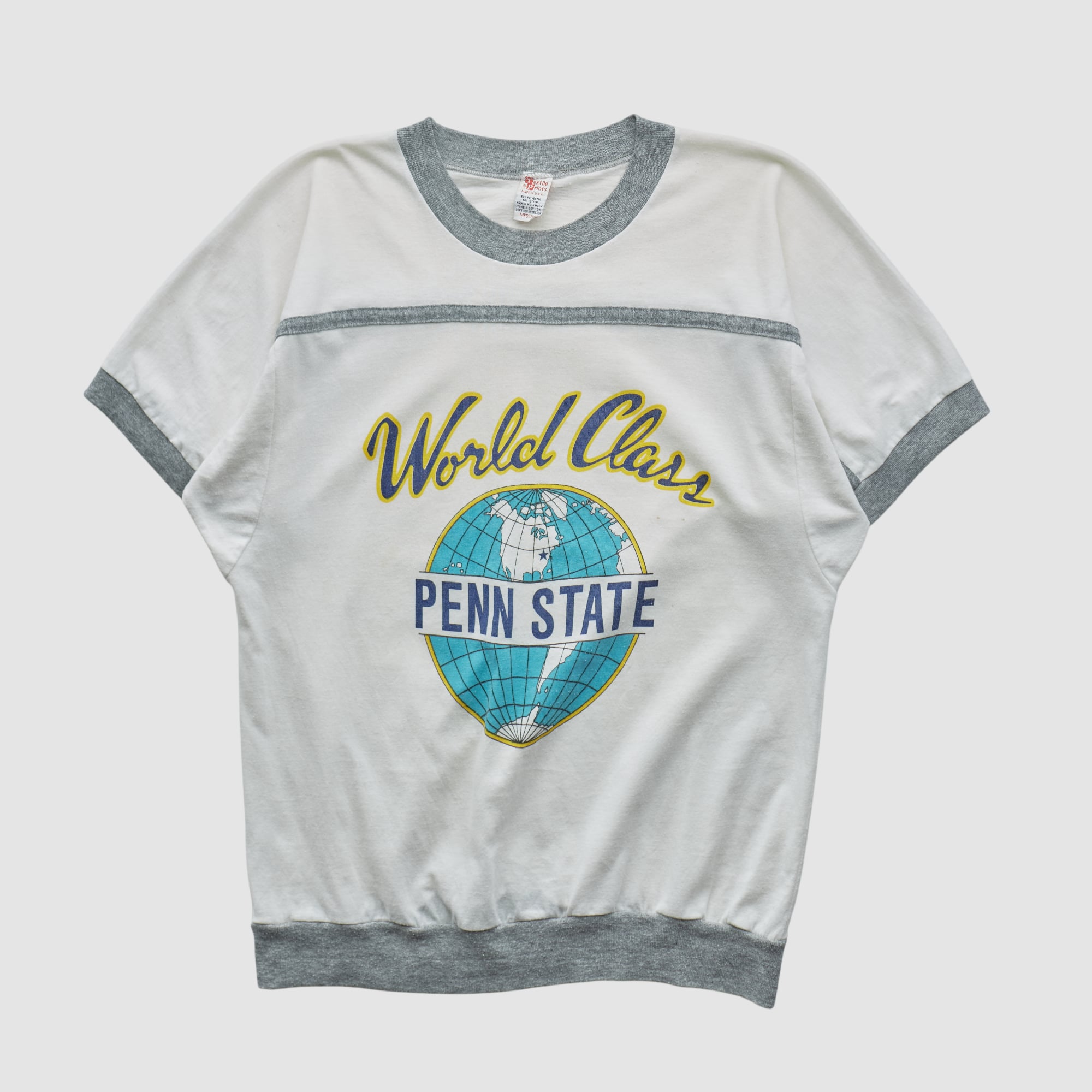 Penn State Nittany Lions Textile Prints 80s T-shirt - White - S
