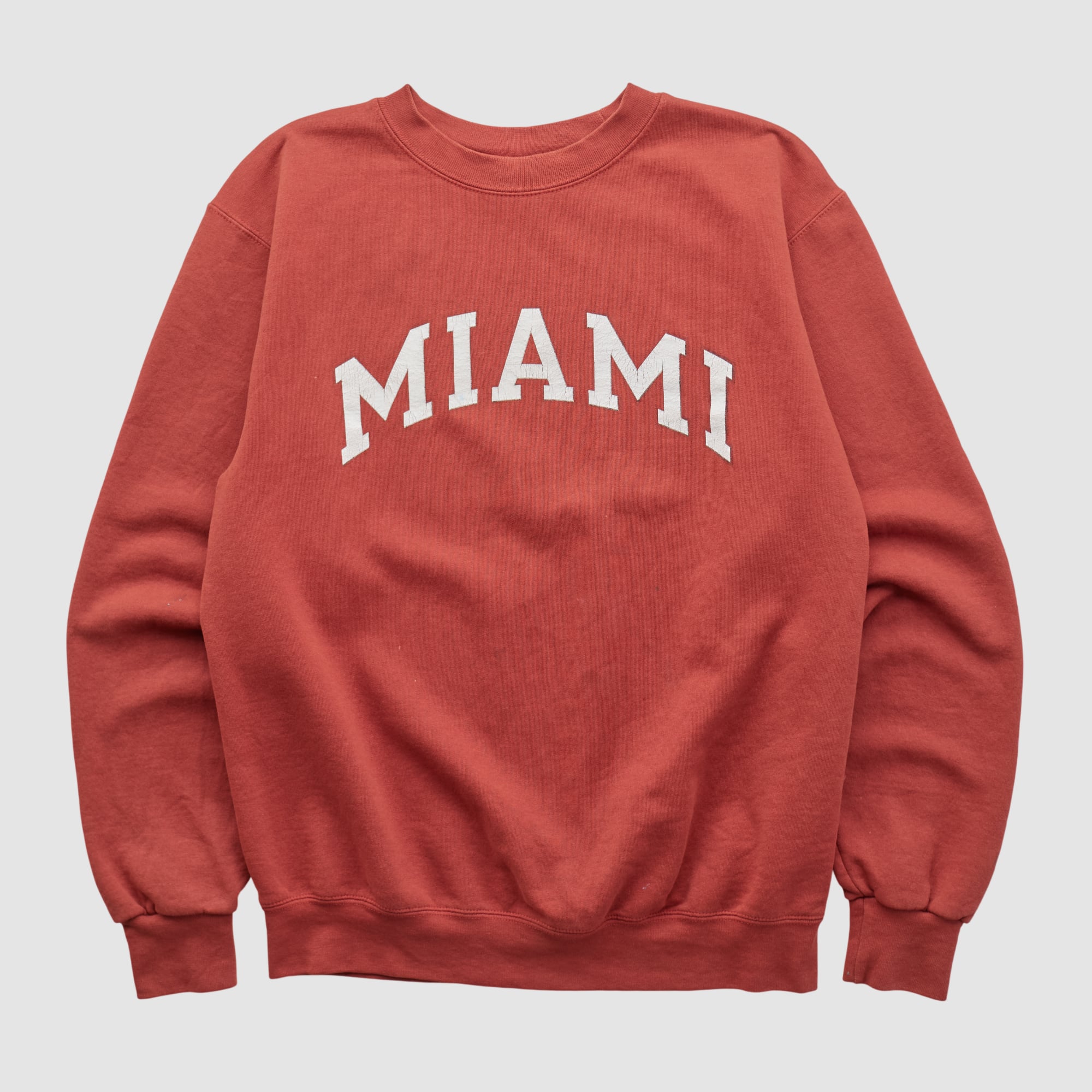 Miami University RedHawks Champion 2010s Pullover Sweatshirt - Red - XS