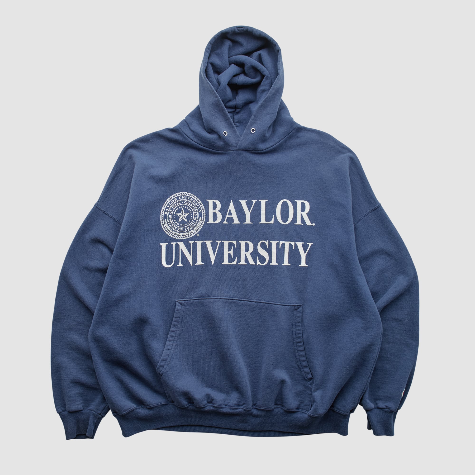 Baylor Bears Champion 2000s Hooded Pullover Sweatshirt - Blue - L