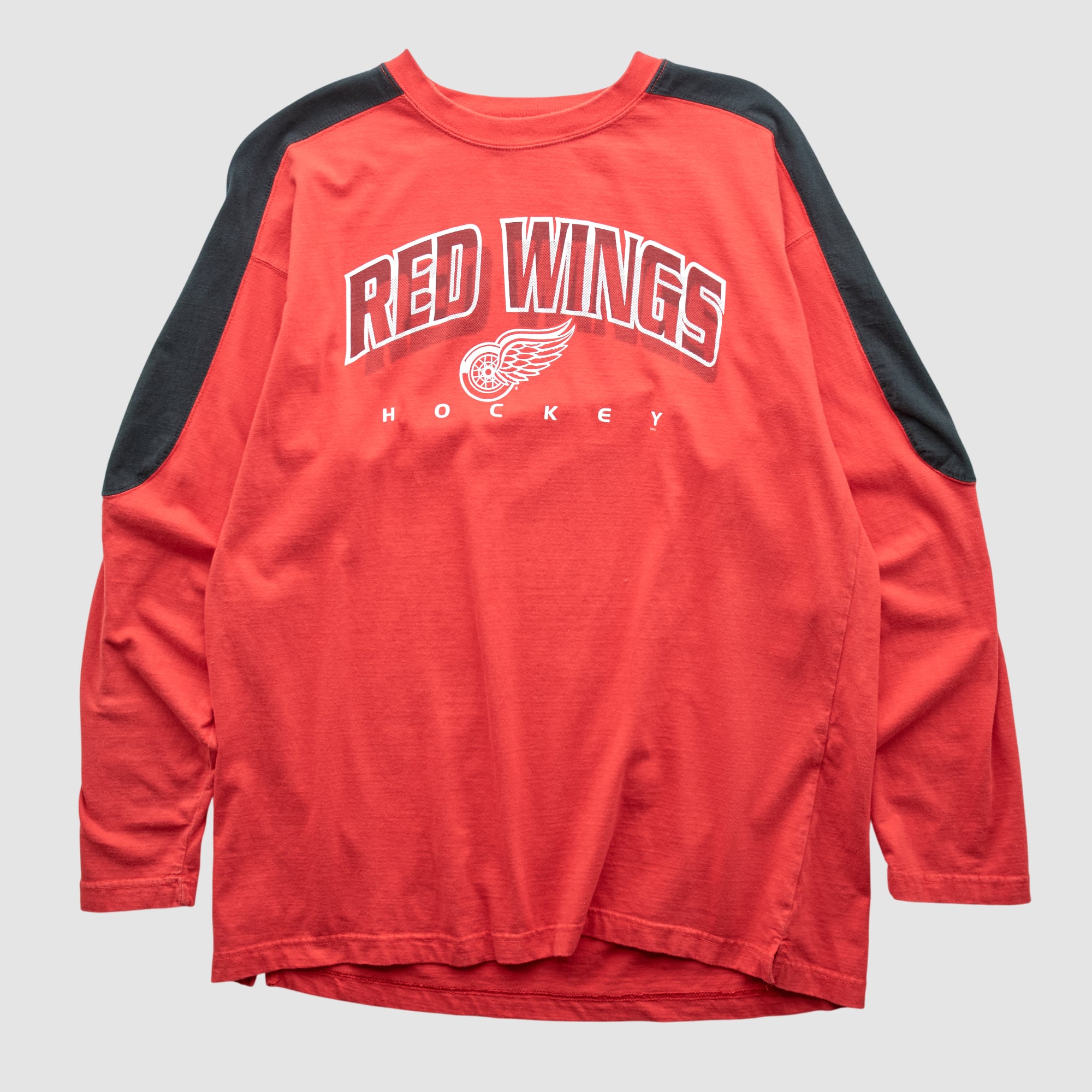 Detroit Red Wings Pro Edge 2000s Long Sleeve T-shirt - Red - XL