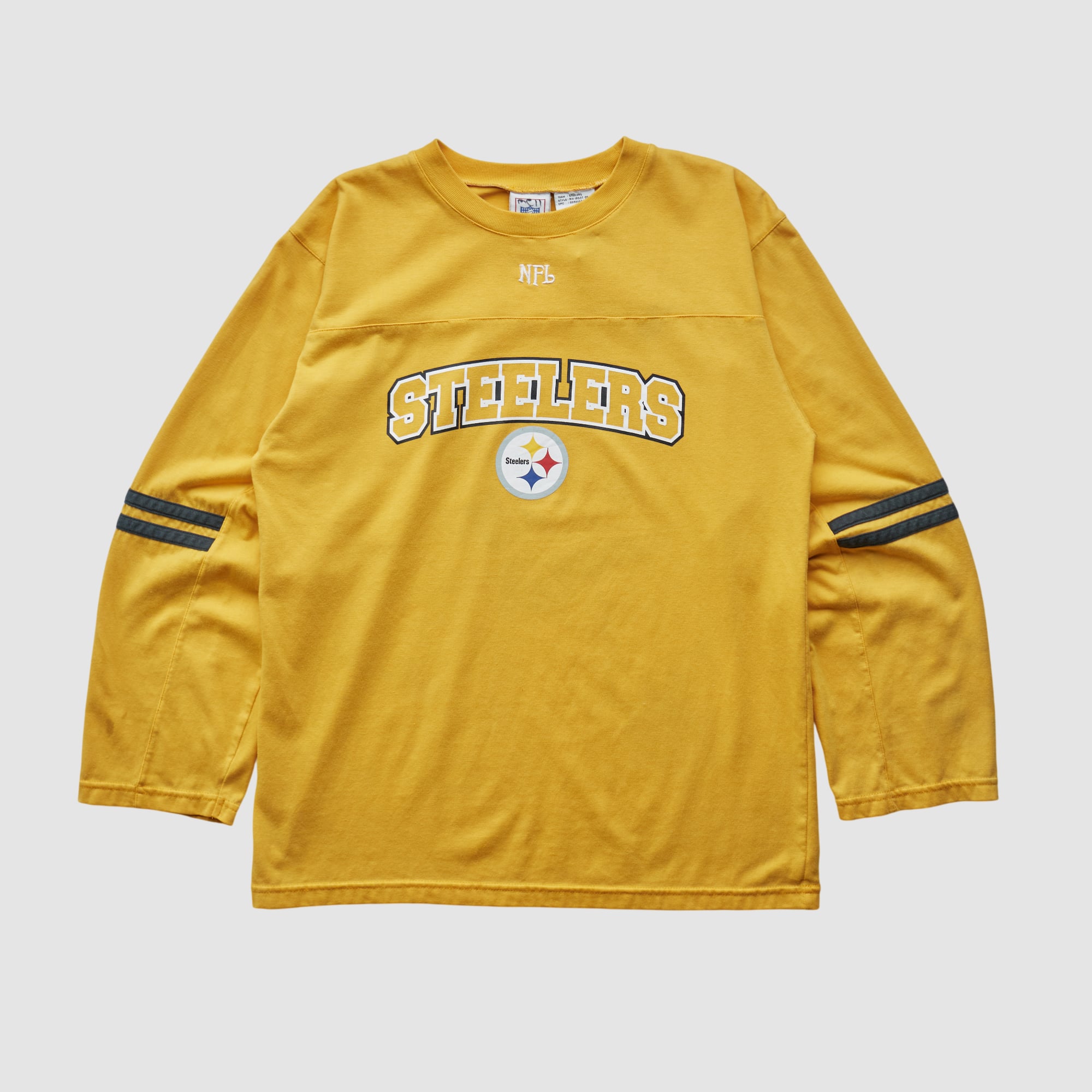 Pittsburgh Steelers NFL 2000s Long Sleeve T-shirt - Yellow - XS