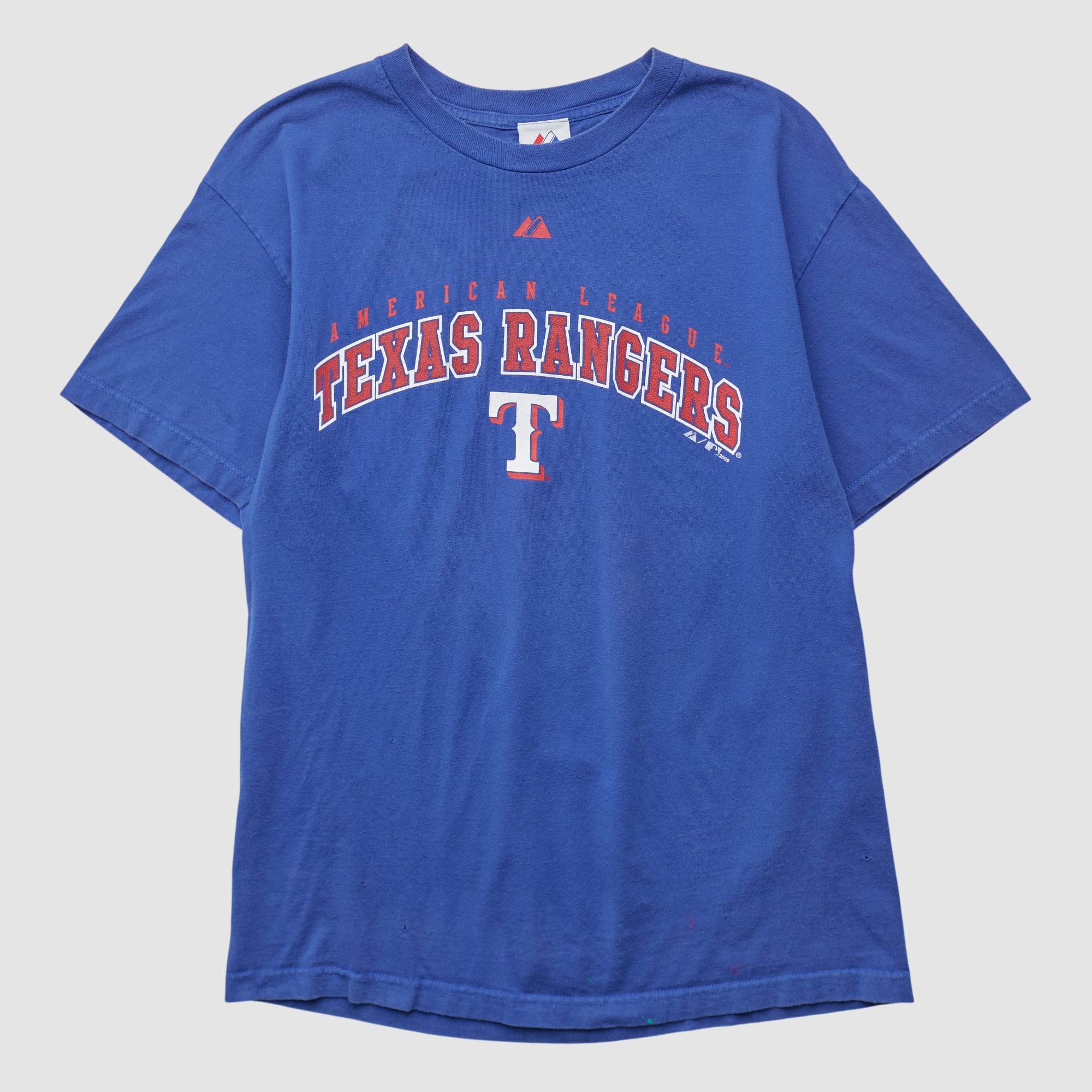 Texas Rangers Majestic 2009 T-shirt - Blue - M