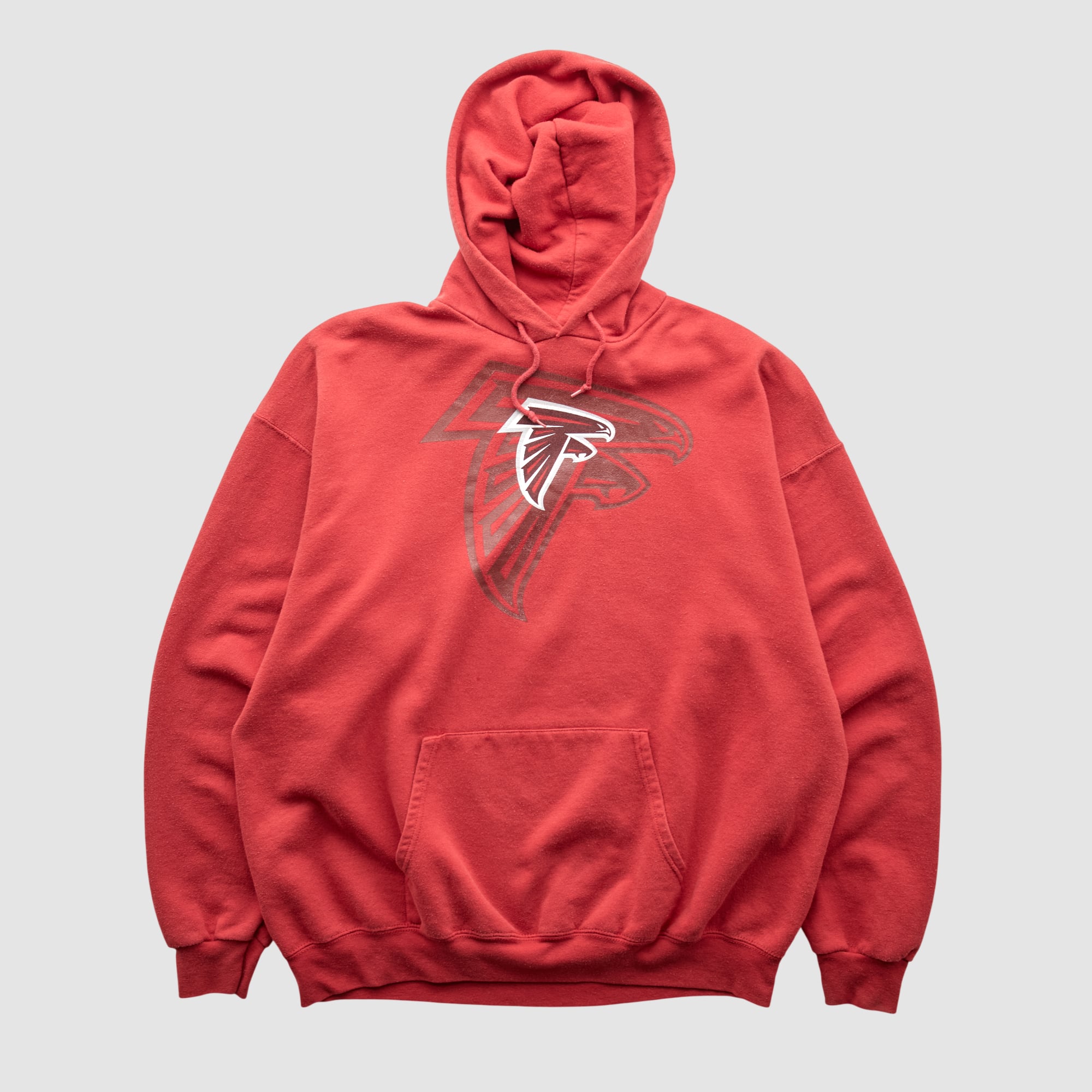 Atlanta Falcons NFL 2000s Hooded Pullover Sweatshirt - Red - L