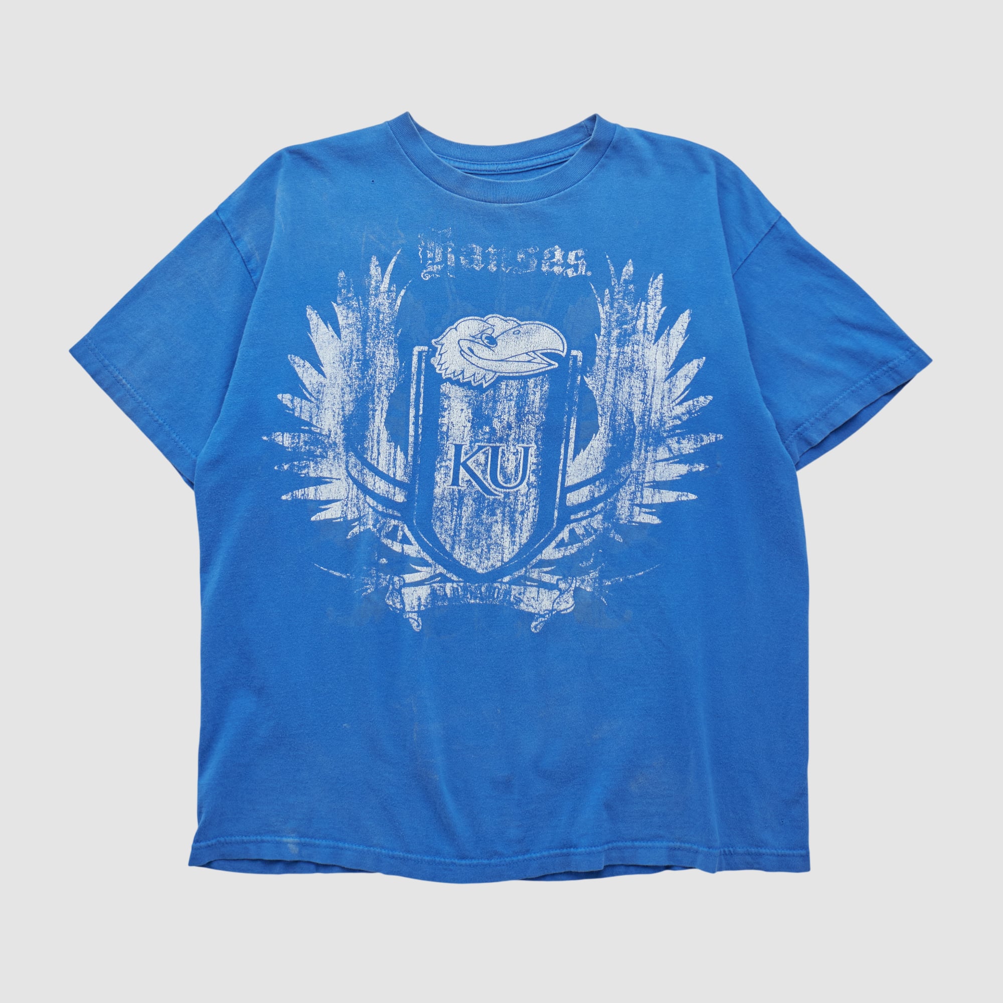 Kansas Jayhawks Champs 2000s T-shirt - Blue - M