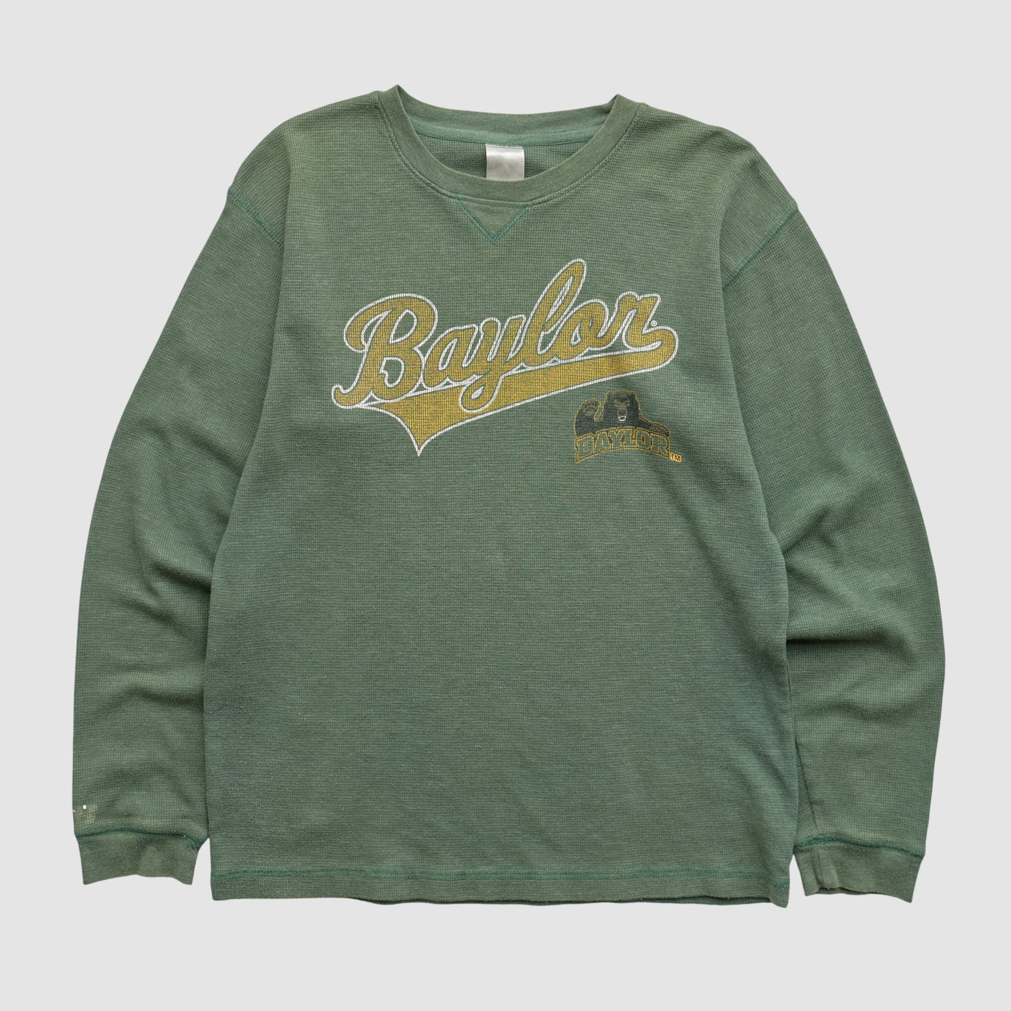 Baylor Bears Russell 2000s Pullover Sweatshirt - Green - S