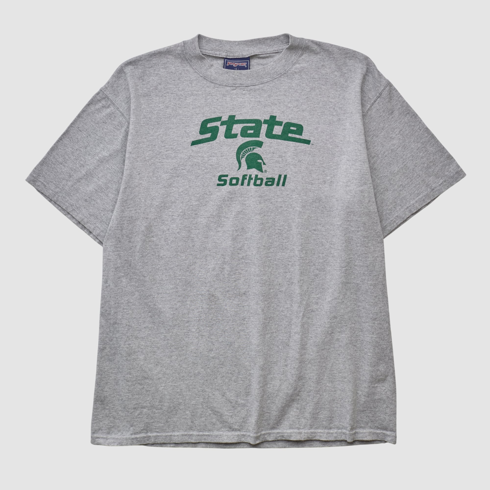 Michigan State Spartans Jansport 2000s T-shirt - Heather Gray - L