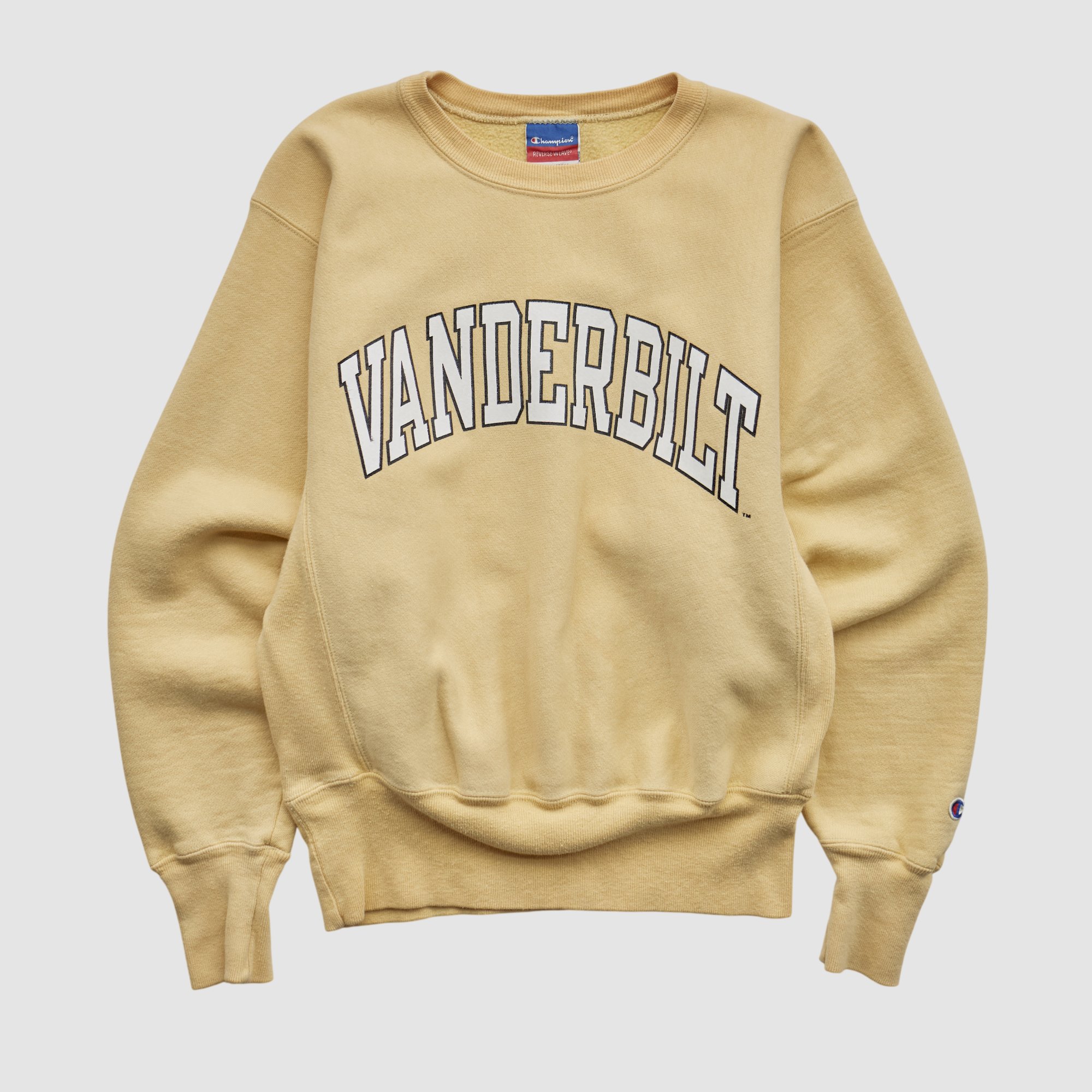 Vanderbilt Commodores Champion 2000s Pullover Sweatshirt - Yellow - XS