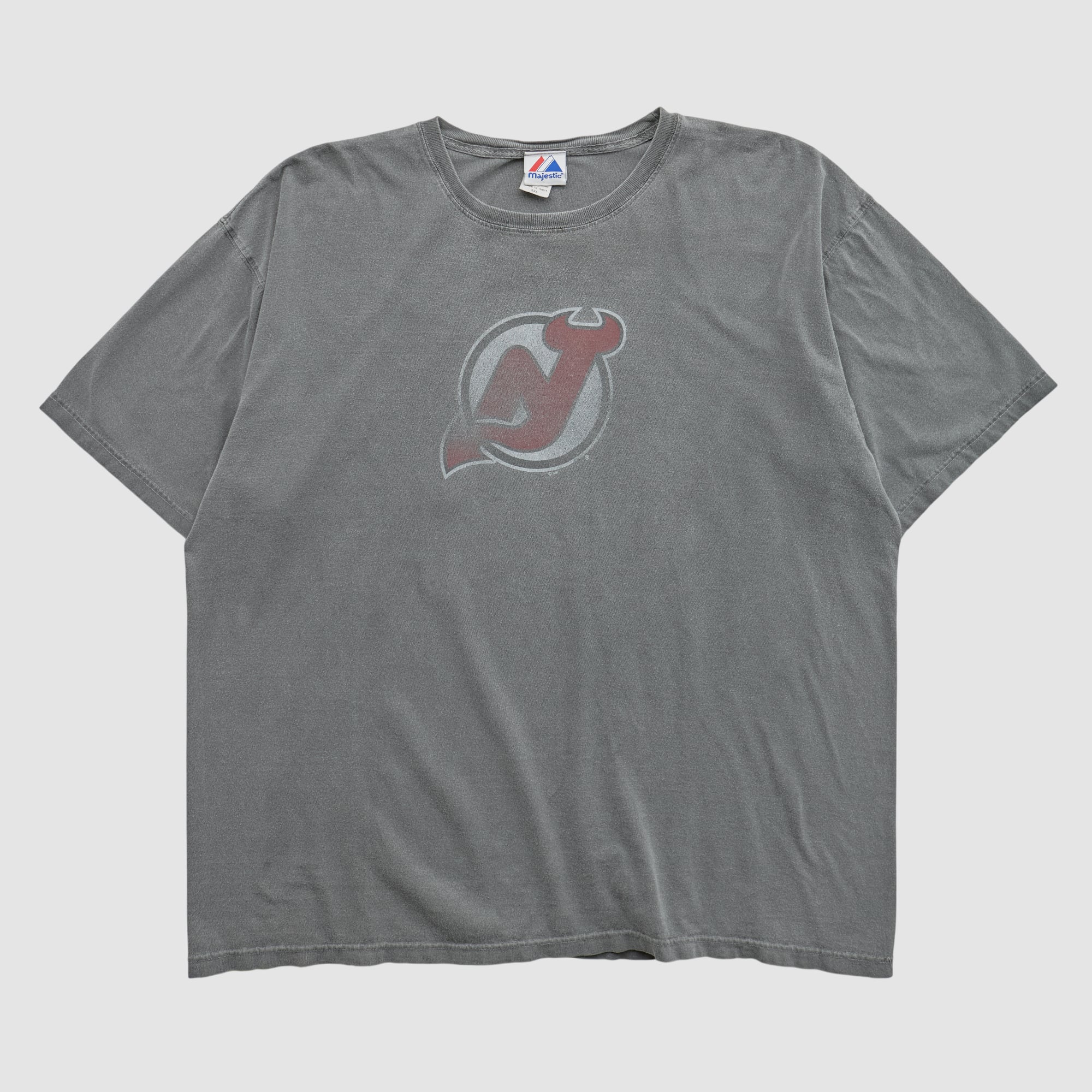 New Jersey Devils Majestic 2000s T-shirt - Gray - 2XL