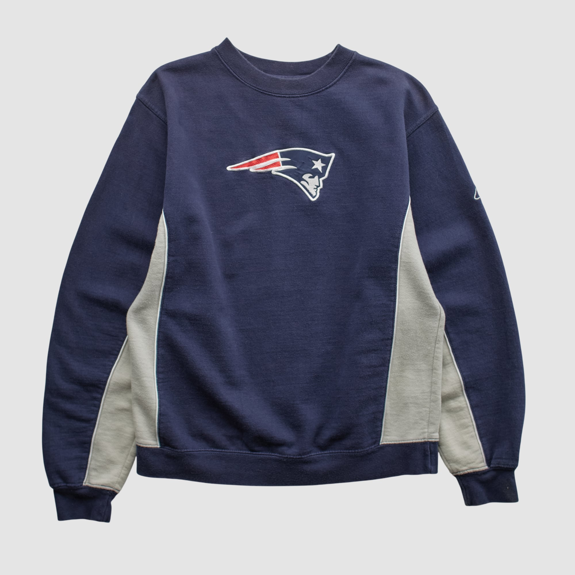 New England Patriots Reebok 2000s Pullover Sweatshirt - Navy - XXS