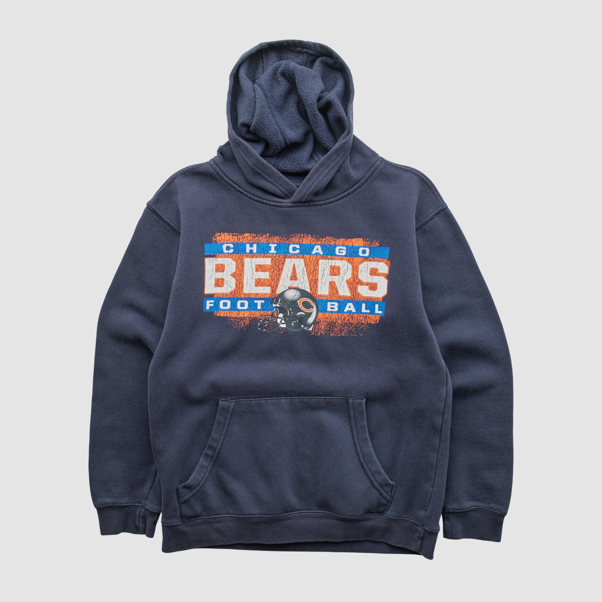Chicago Bears NFL 2010s Hooded Pullover Sweatshirt - Navy - L