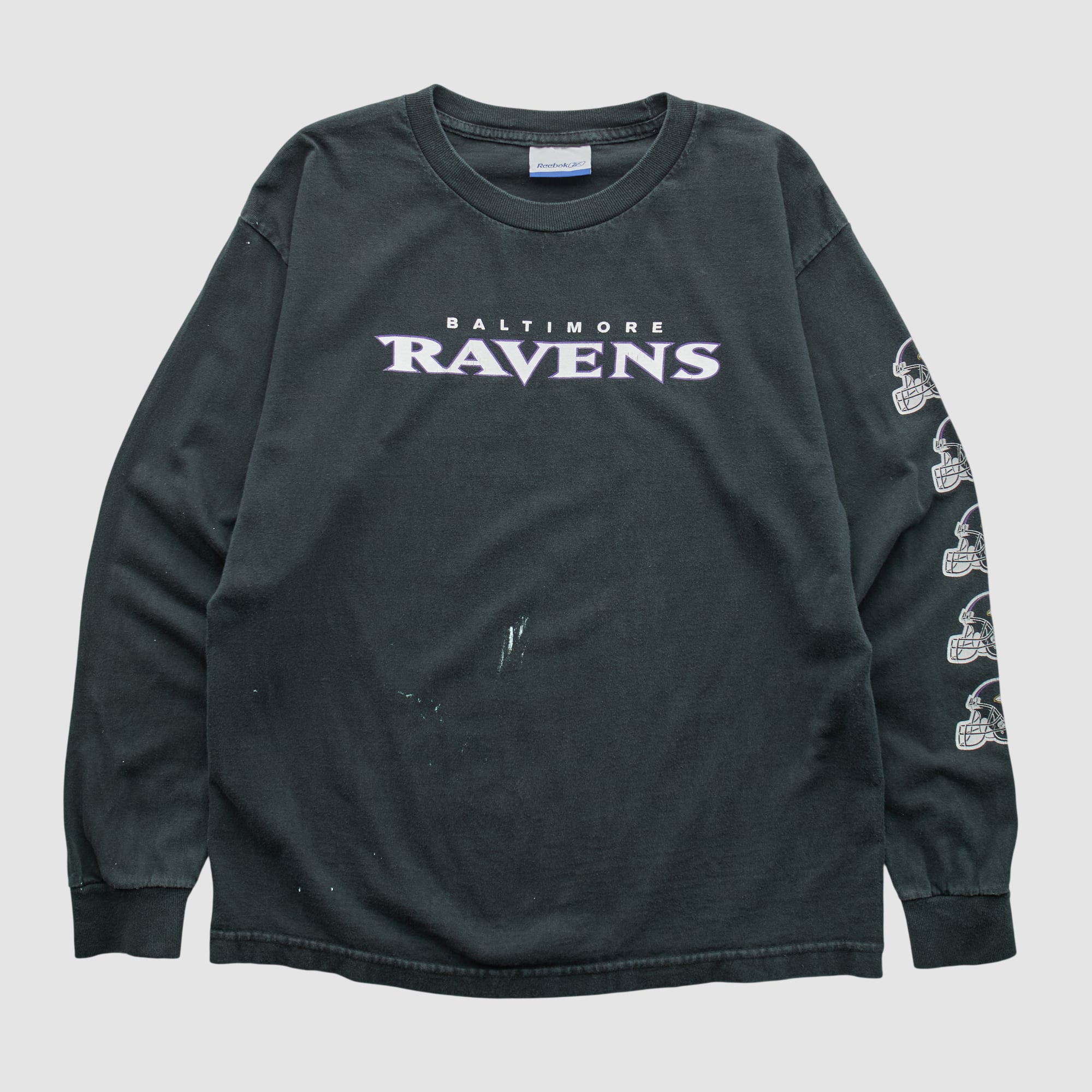 Baltimore Ravens Reebok 2000s Long Sleeve T-shirt - Black - S