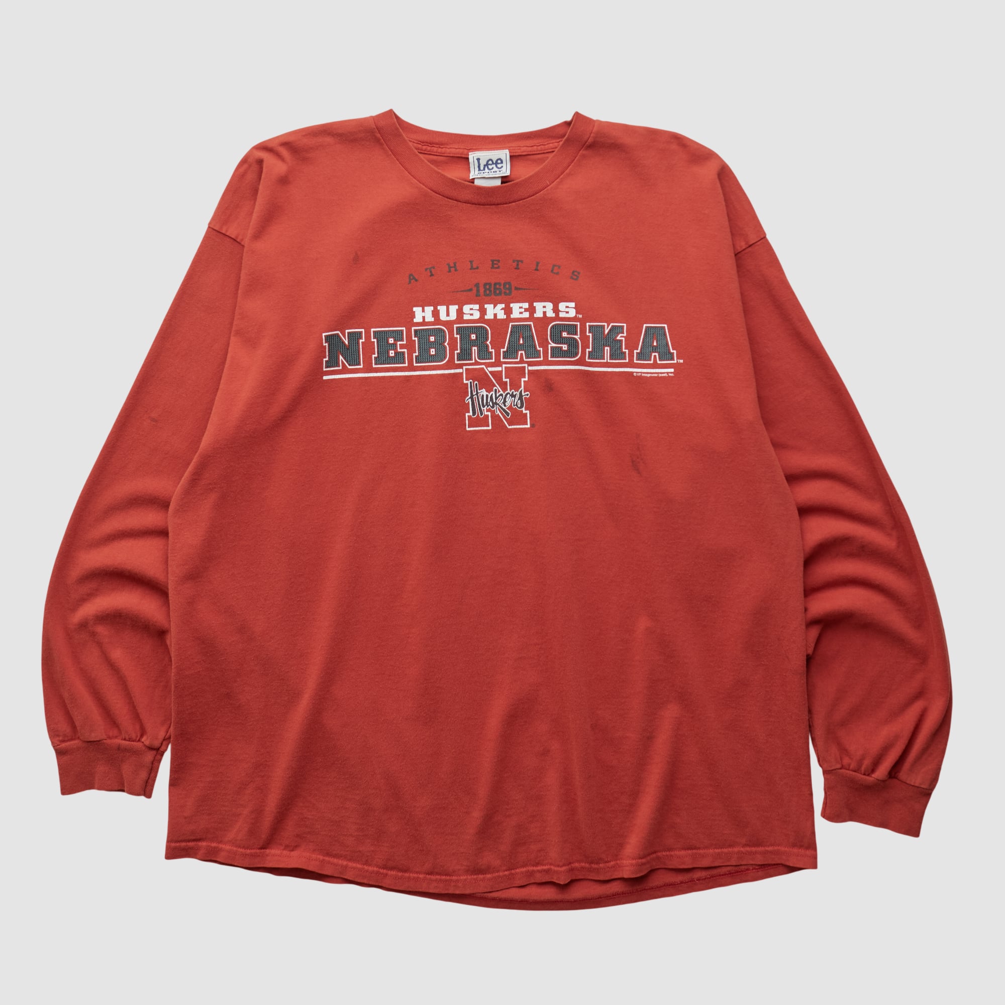 Nebraska Huskers Lee Apparel 2000s Long Sleeve T-shirt - Red - XL
