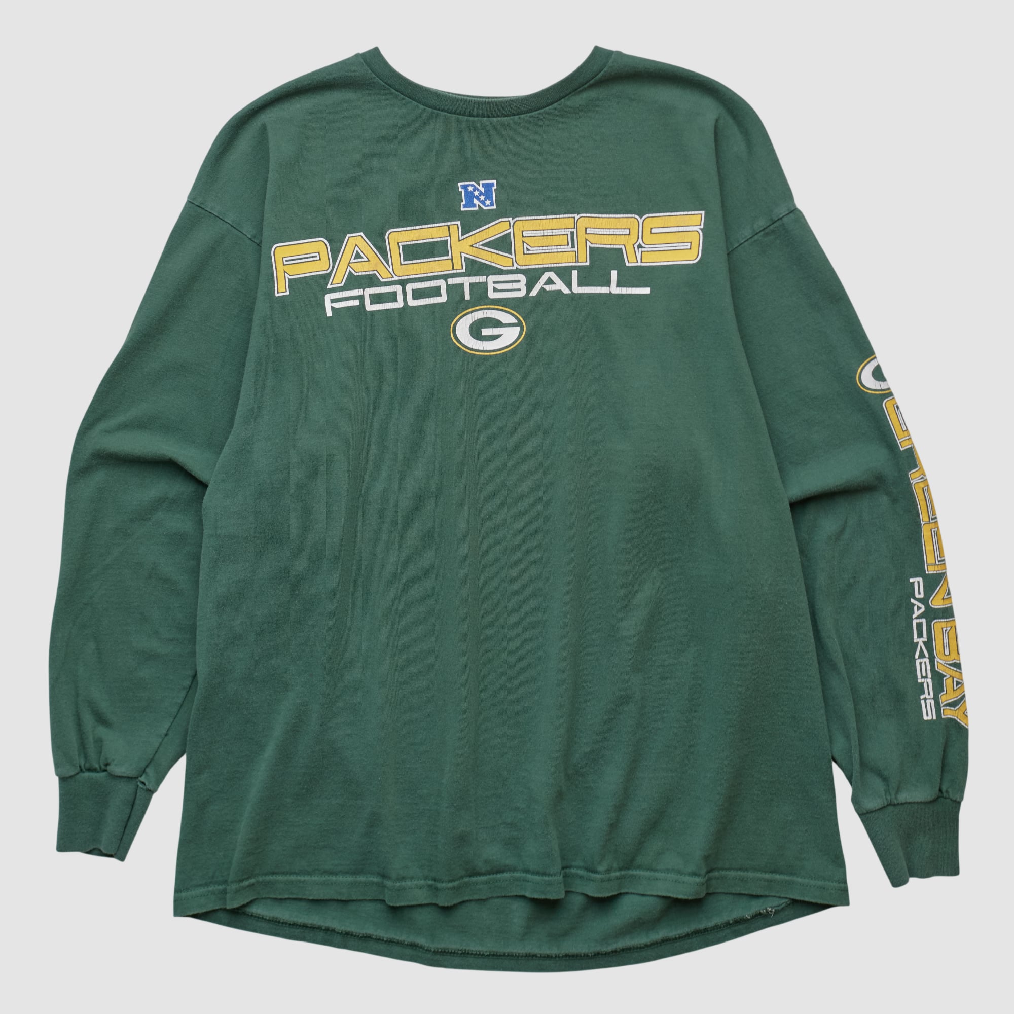 Green Bay Packers NFL 2000s Long Sleeve T-shirt - Green - M