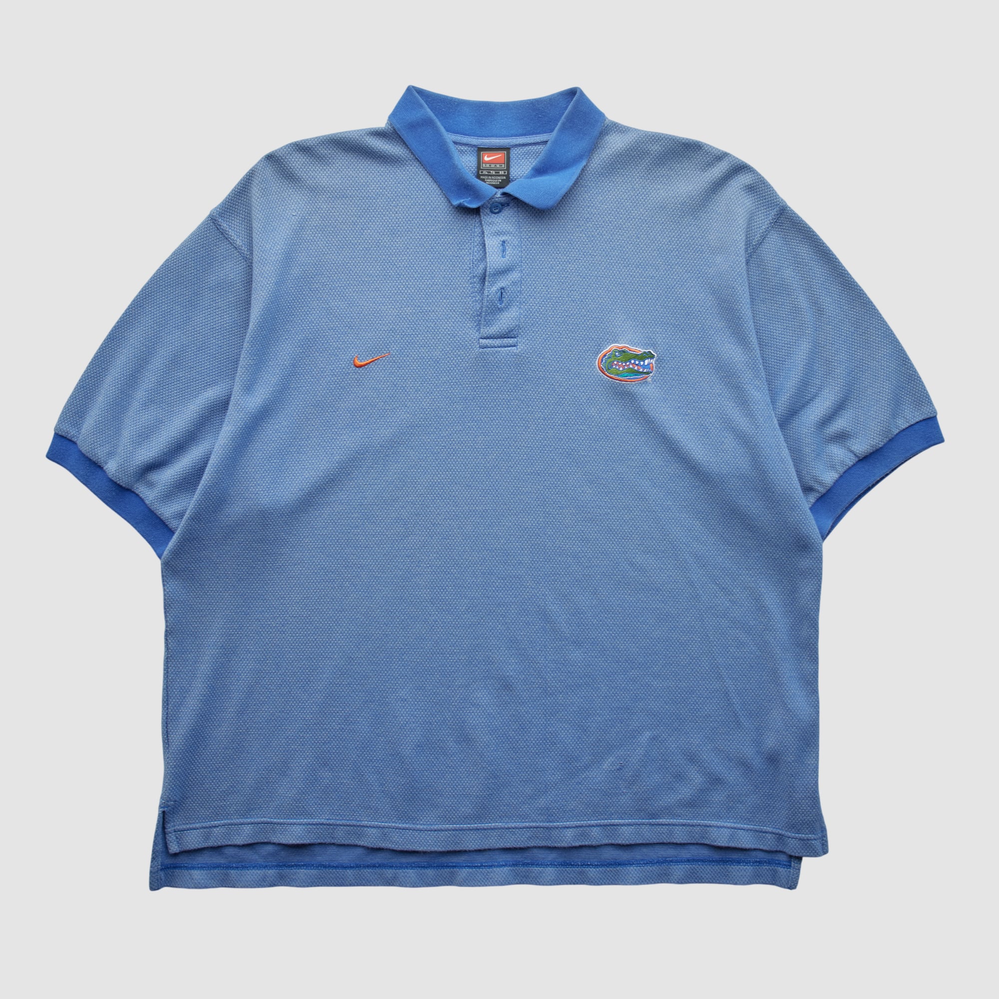 Florida Gators Nike 2000s Polo - Light Blue - 2XL